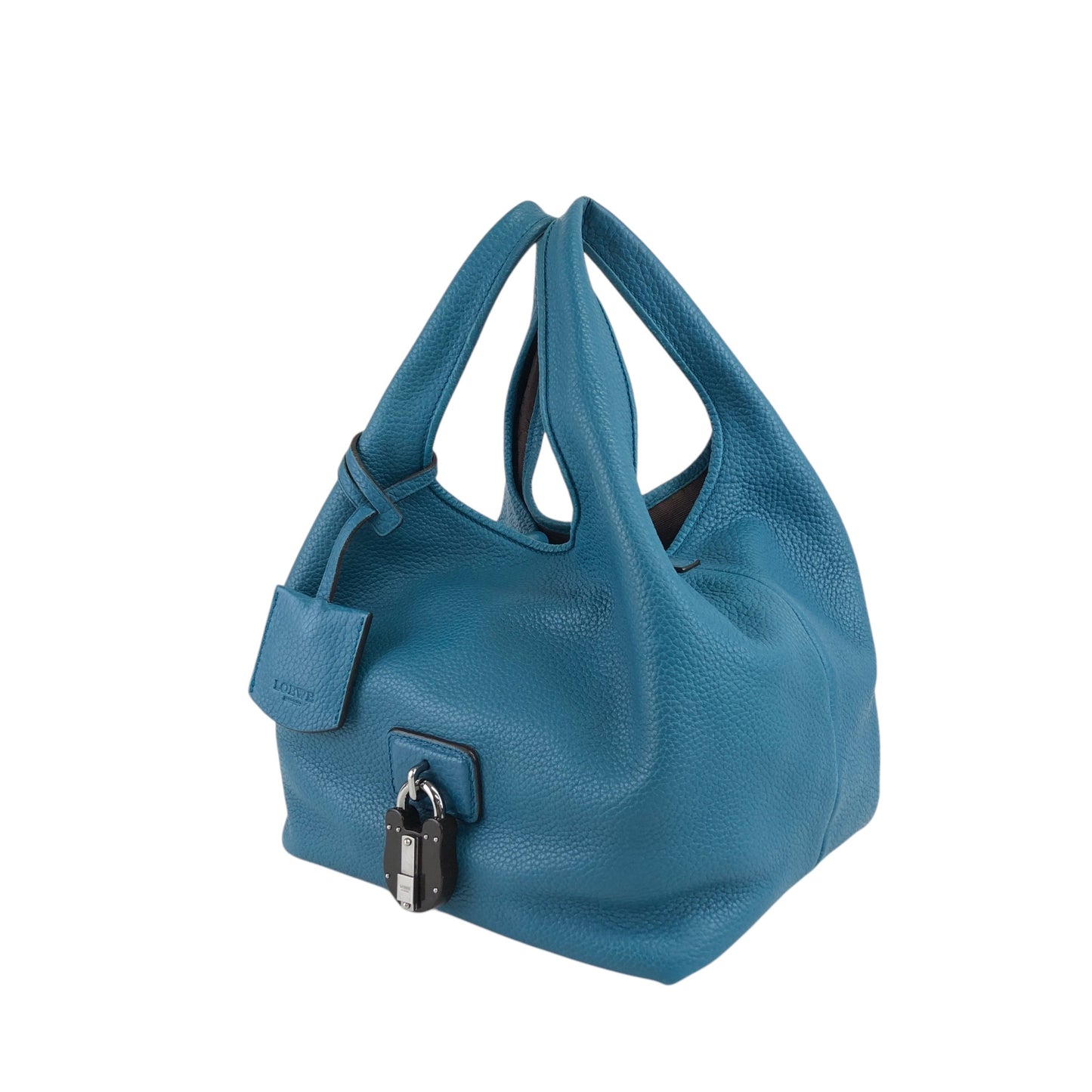 LOEWE 掛鎖手提包 藍色 復古 2t2tsk