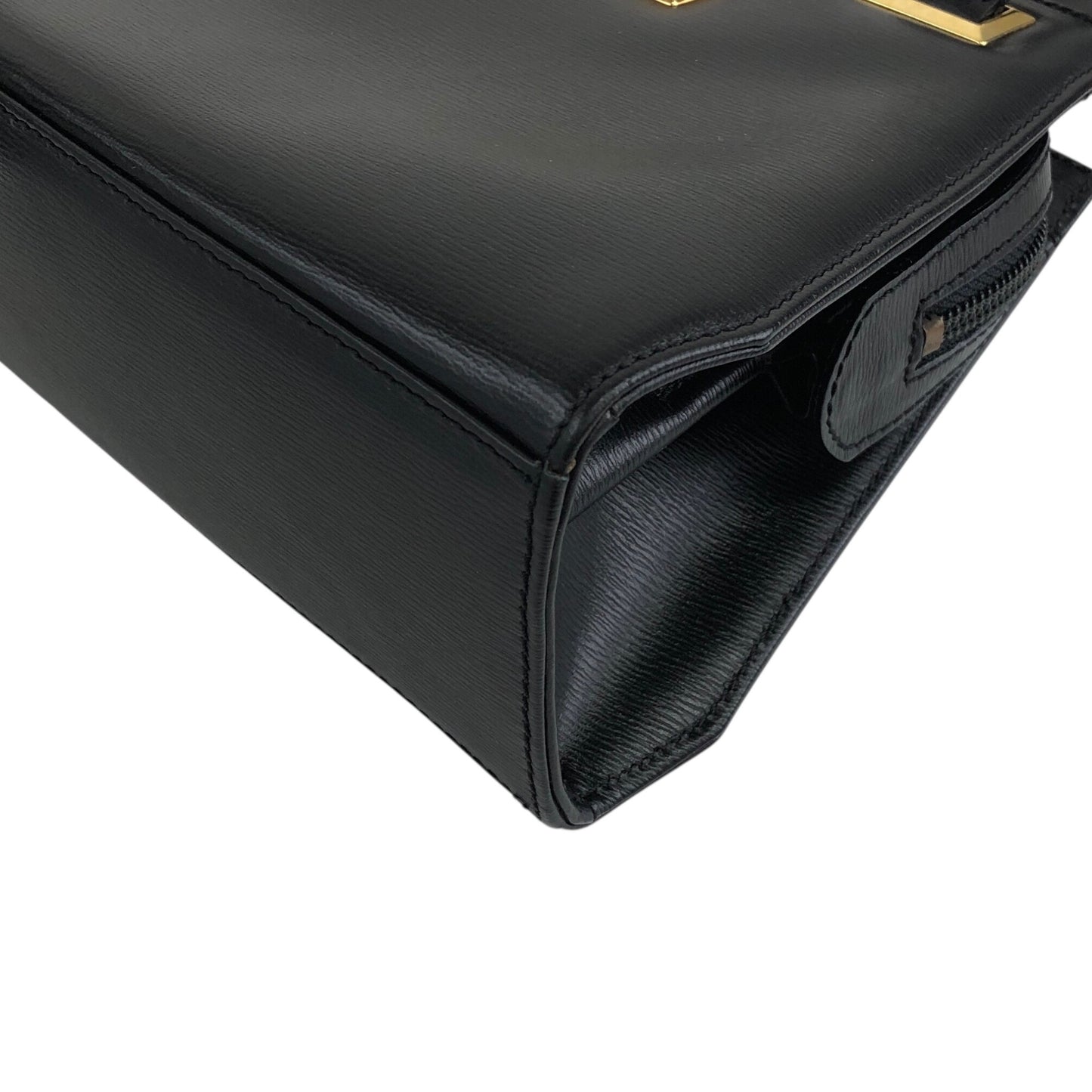 Christian Dior Logo Small Handbag Black Vintage f27cnx