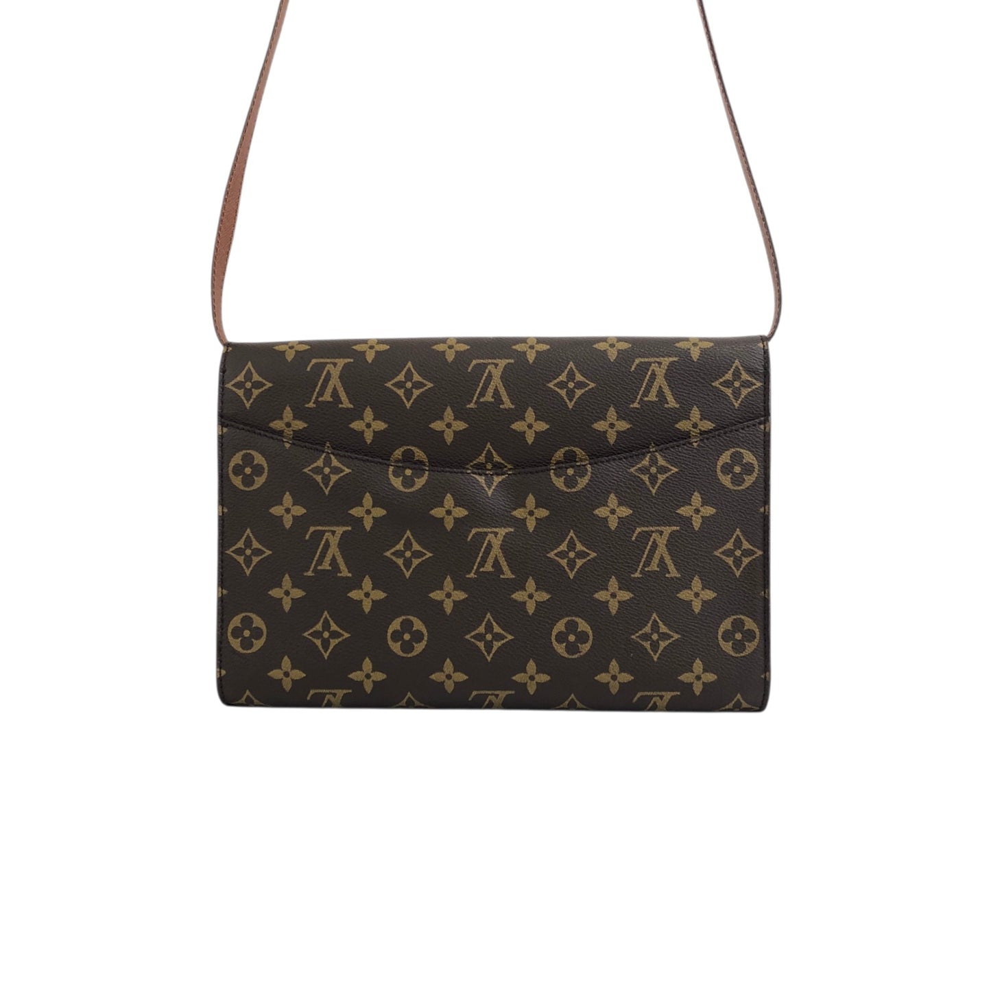 LOUIS VUITTON Monogram Shoulder bag Brown M51797 Vintage djkecm