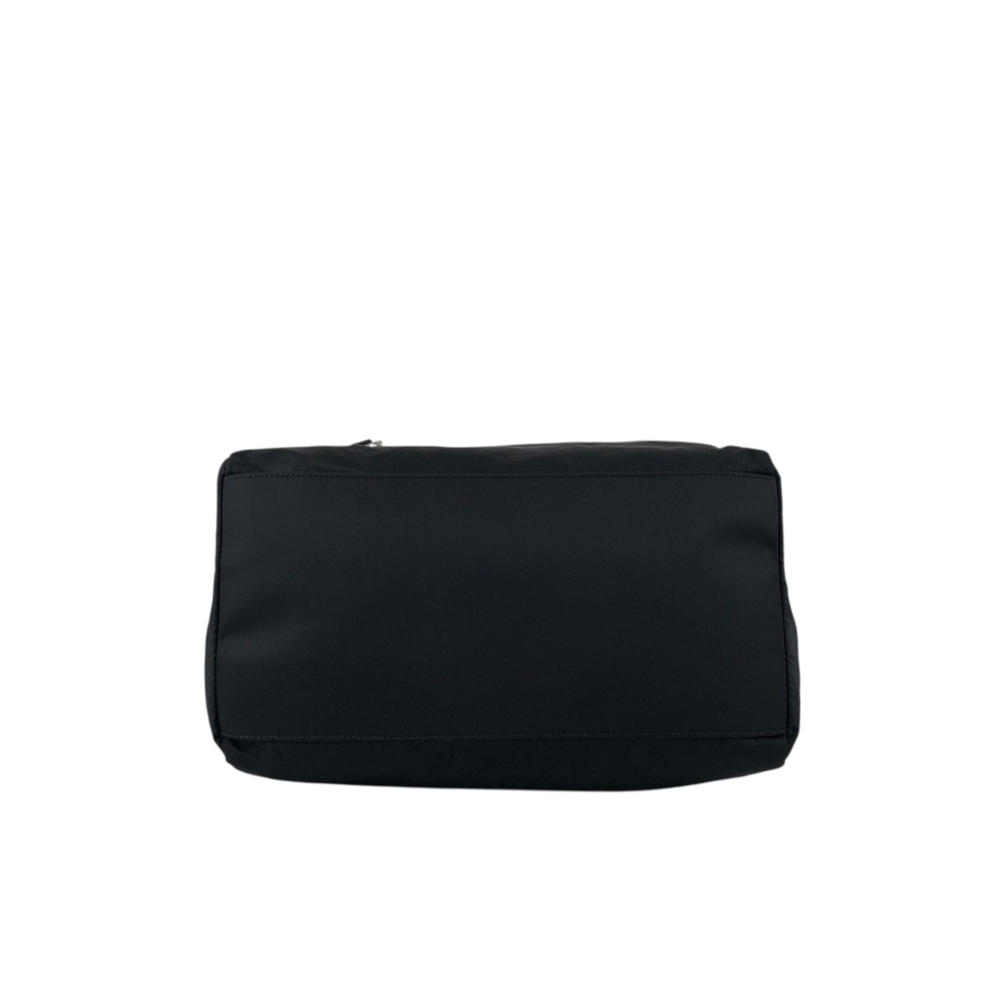 PRADA Tessuto Triangle Logo Handbag Black Vintage 4j6bkz