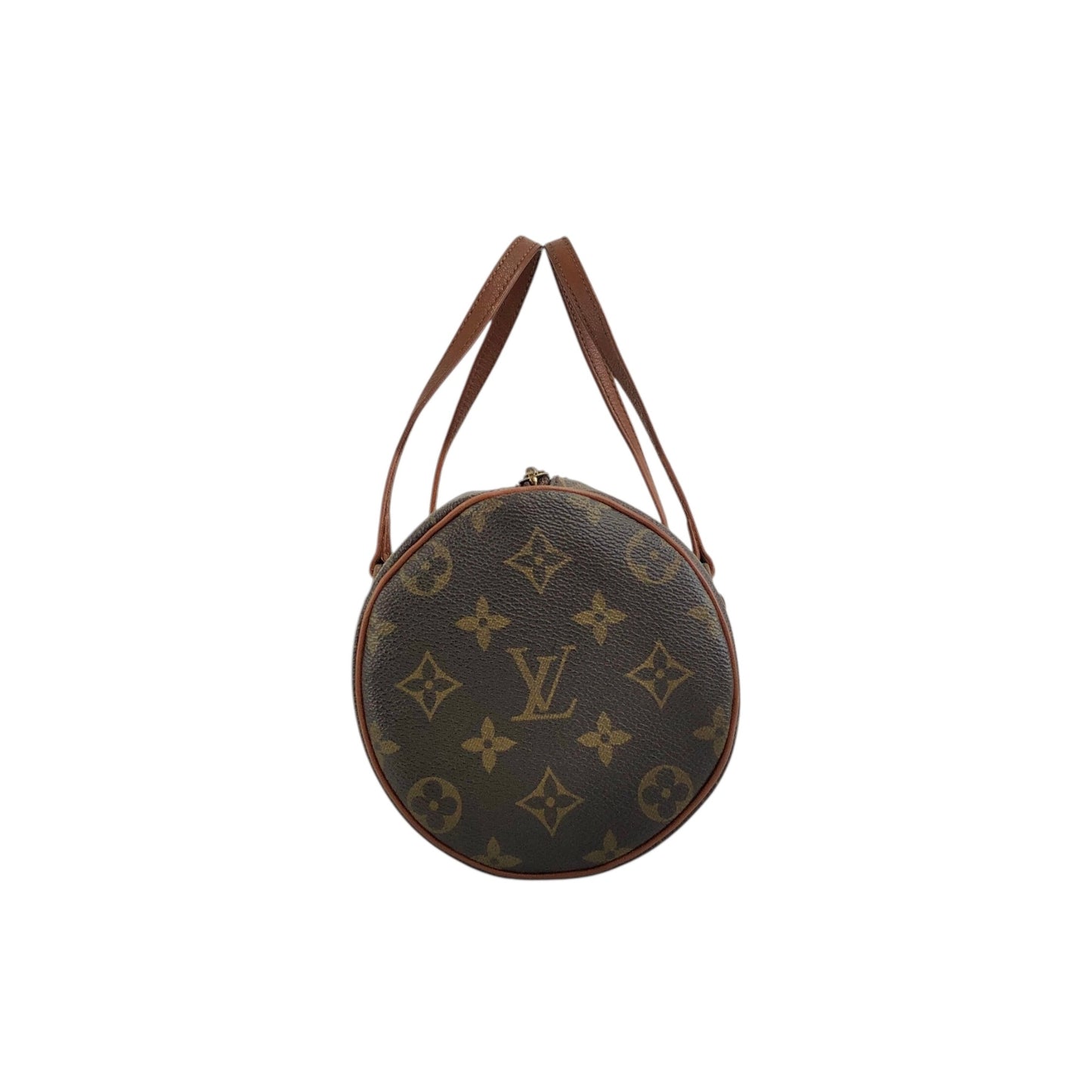 LOUIS VUITTON Monogram Handbag Brown Vintage m5my8g