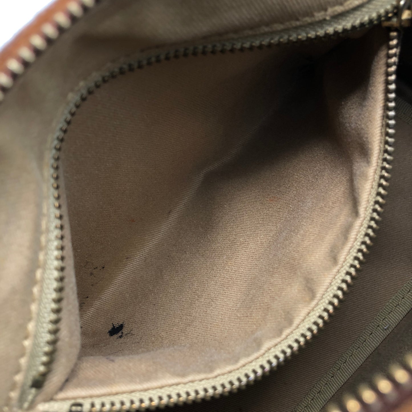 RALPH LAUREN Logo Boston bag Brown Vintage djz8wh