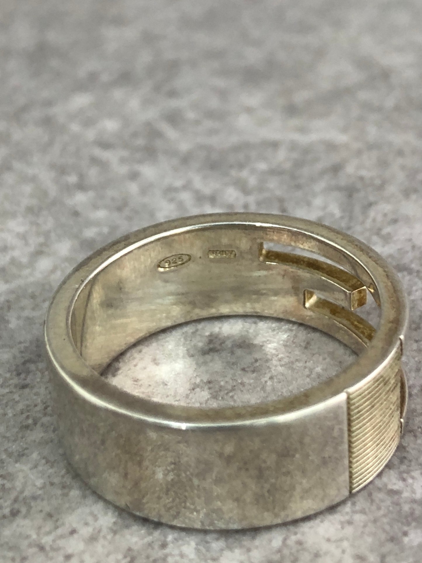 GUCCI 戒指 SILVER925 銀 復古 f5zbnd