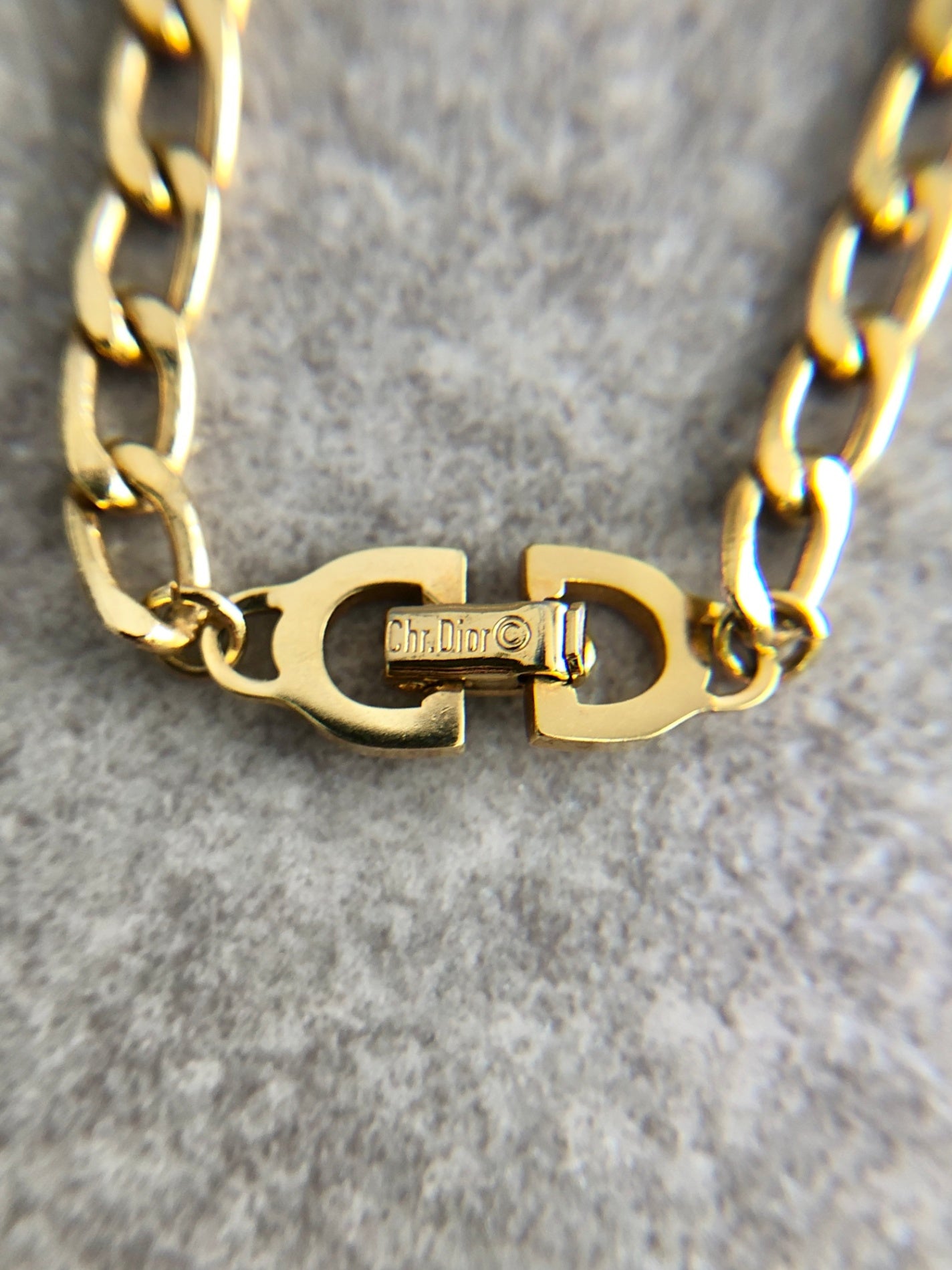 Christian Dior Bracelet Gold Vintage z4nt73