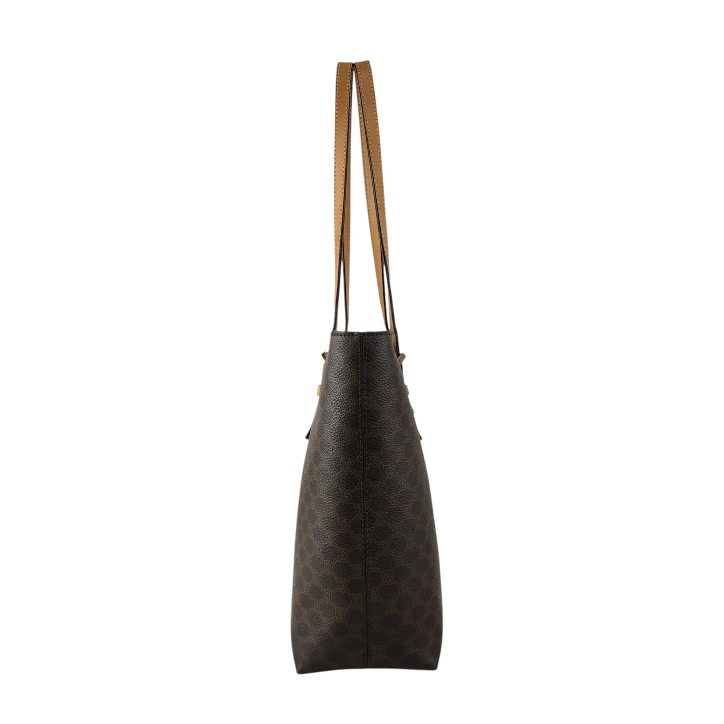 CELINE Macadam Totebag Brown Vintage 8azhcw