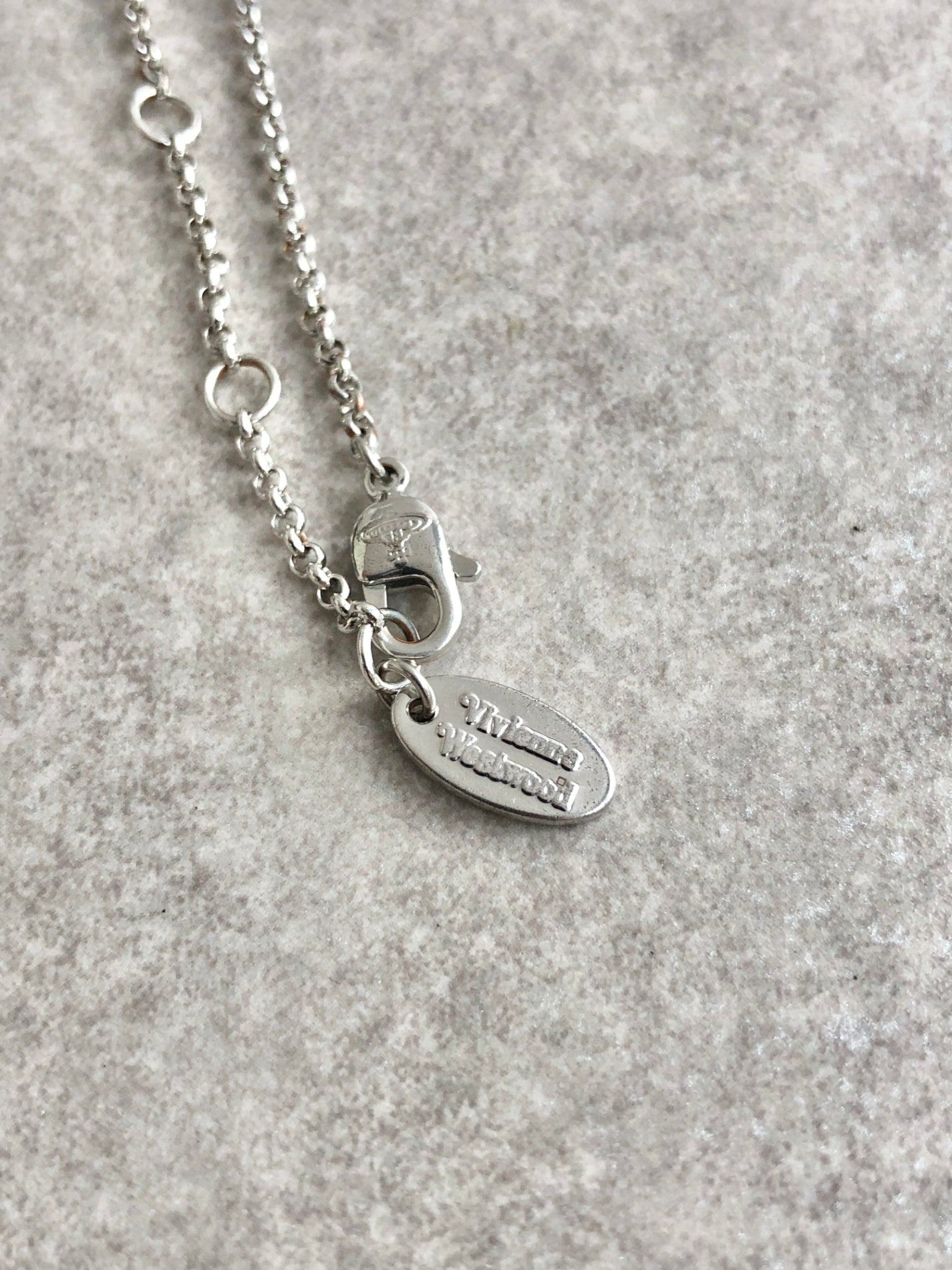 Vivienne Westwood Necklace Silver Vintage 2pmsie