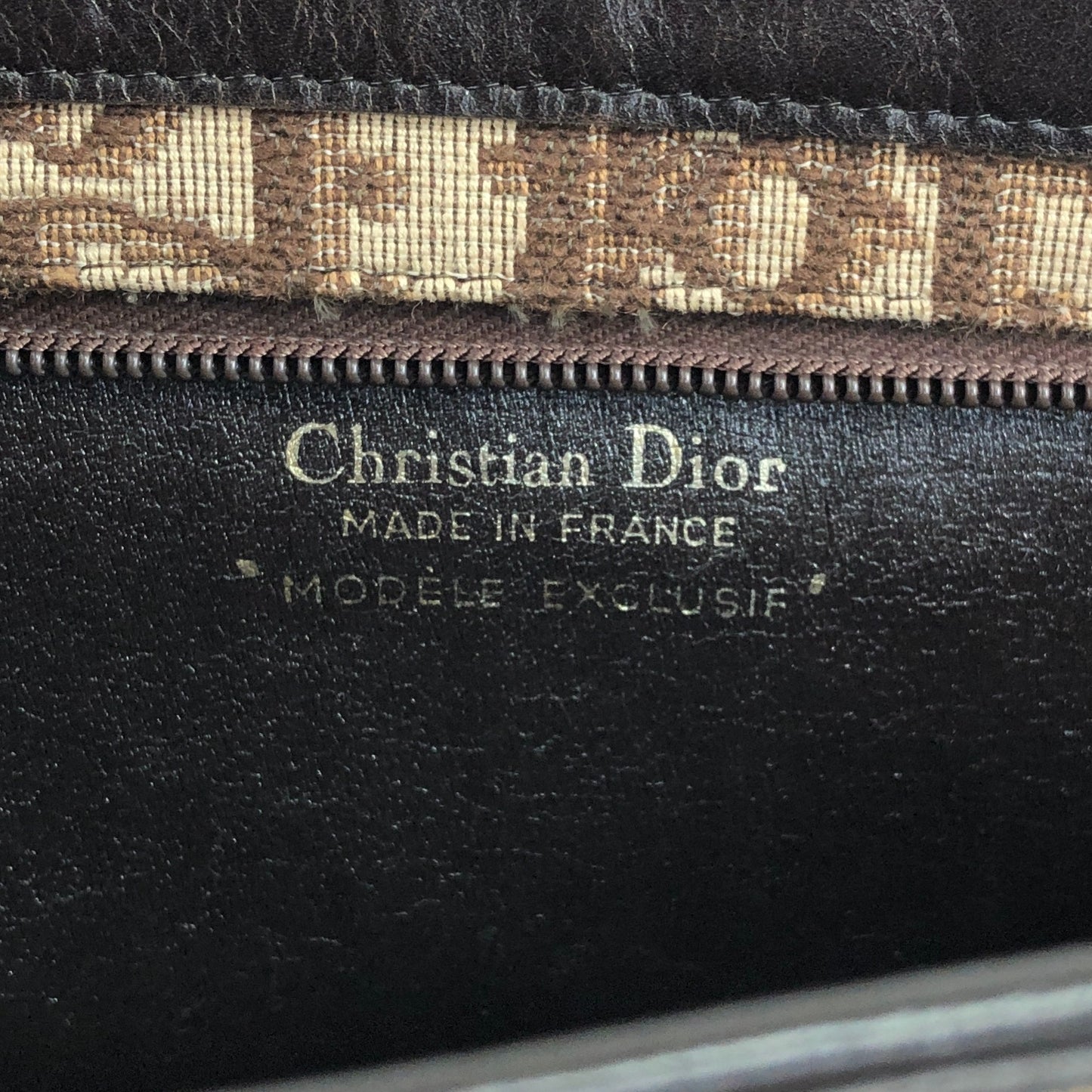Christian Dior Trotter Logo 肩背包 棕色 復古 6durdn