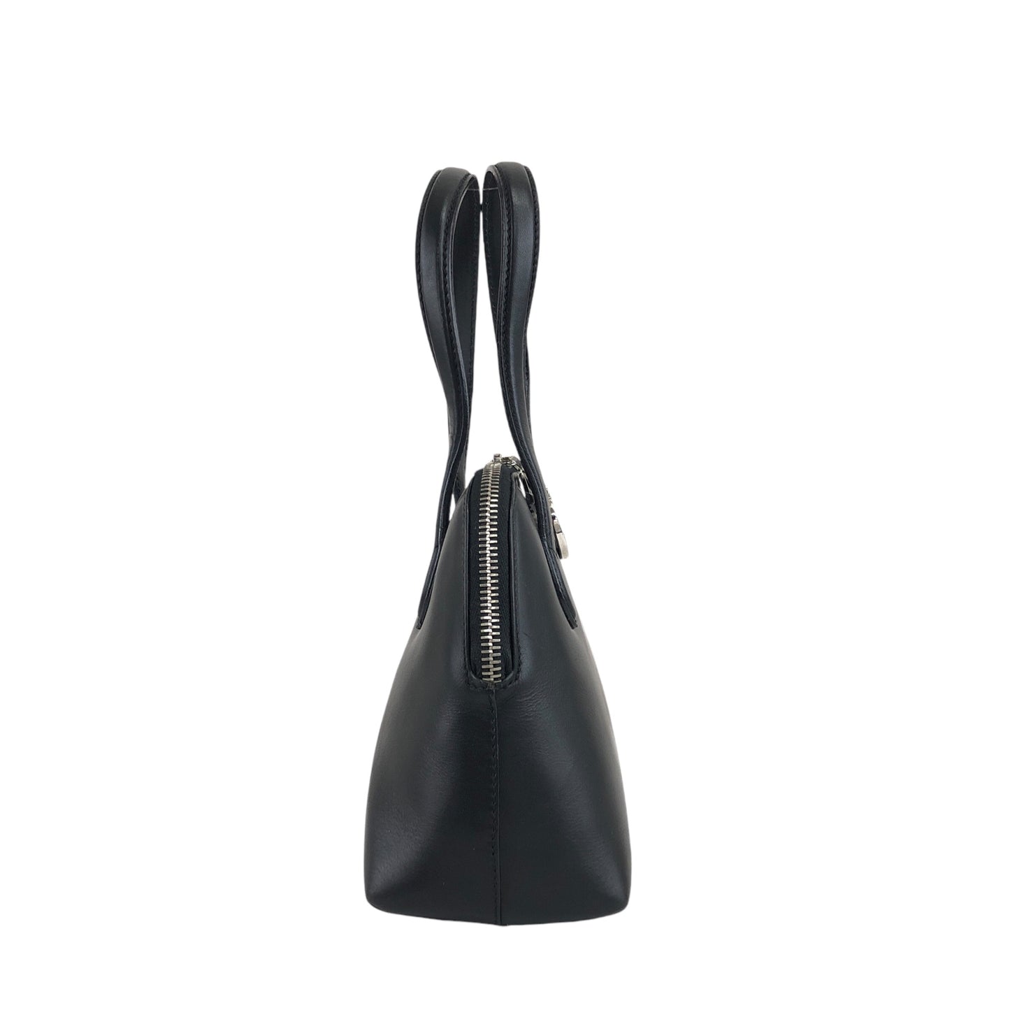 Salvatore Ferragamo Charm Two-way Handbag Shoulder bag Black Vintage jww5vi