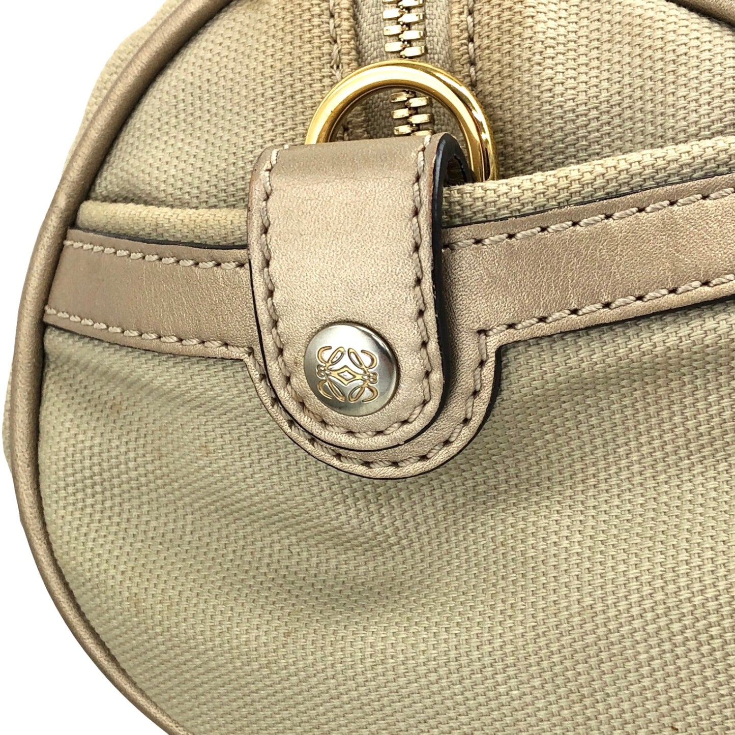 LOEWE Anagram Handbag Beige Vintage pf5sjv