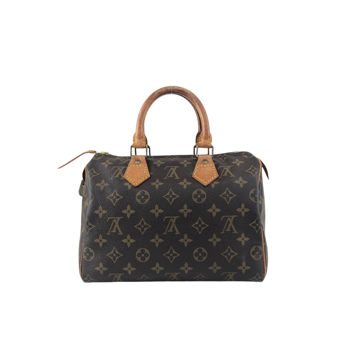 LOUIS VUITTON Monogram Small Boston bag Handbag Brown Vintage 7ppyum