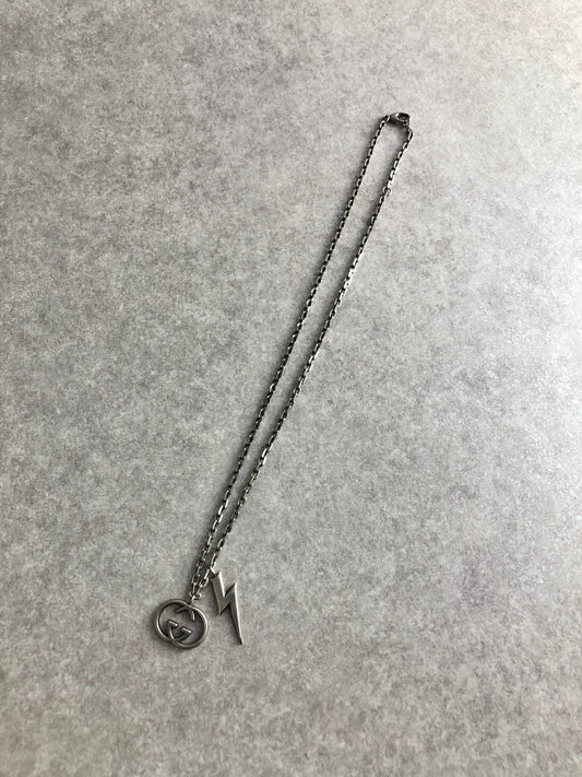 GUCCI GG SILVER925 Necklace Silver Vintage b87wbj