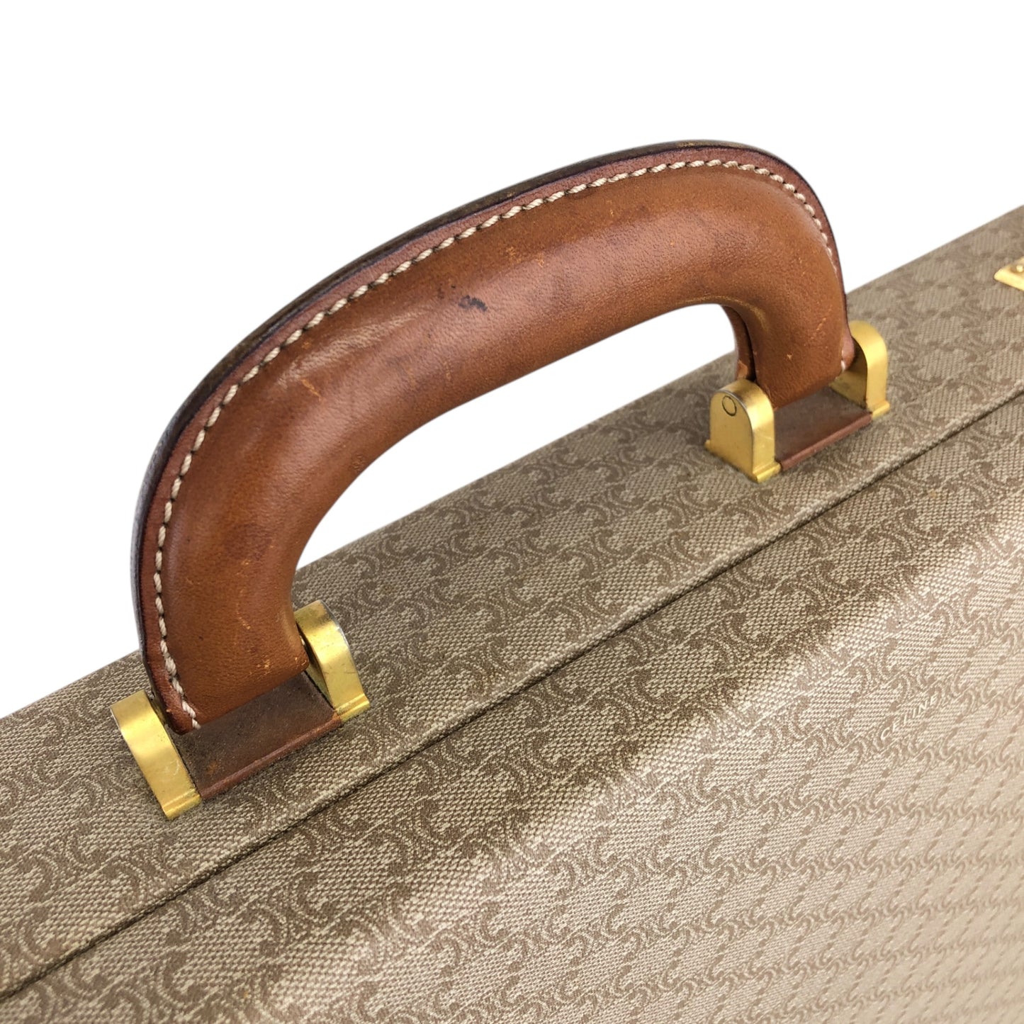 CELINE Macadam 手袋 Trunk Case 米色復古 mp7ck6