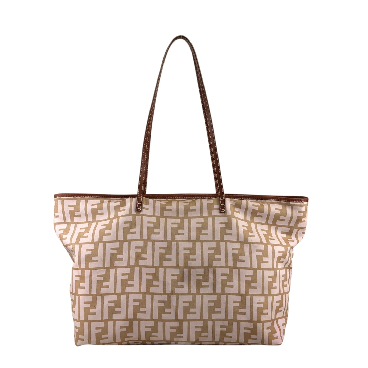 FENDI Zucca Totebag Beige Vintage knpjzs
