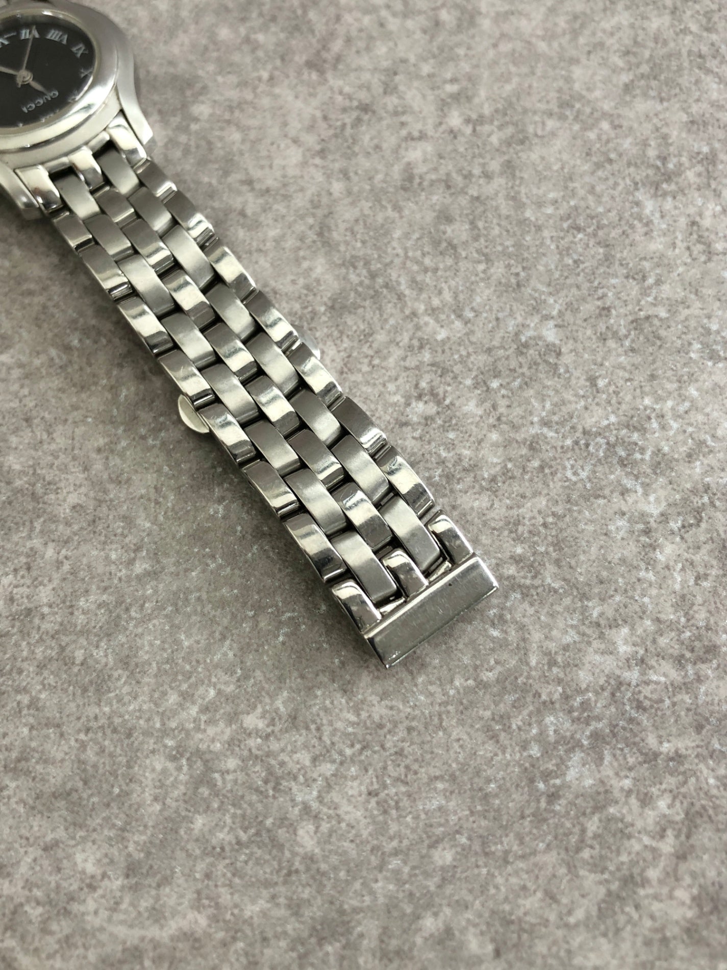 GUCCI Quartz Watch Silver 5500L Vintage 5aswfz