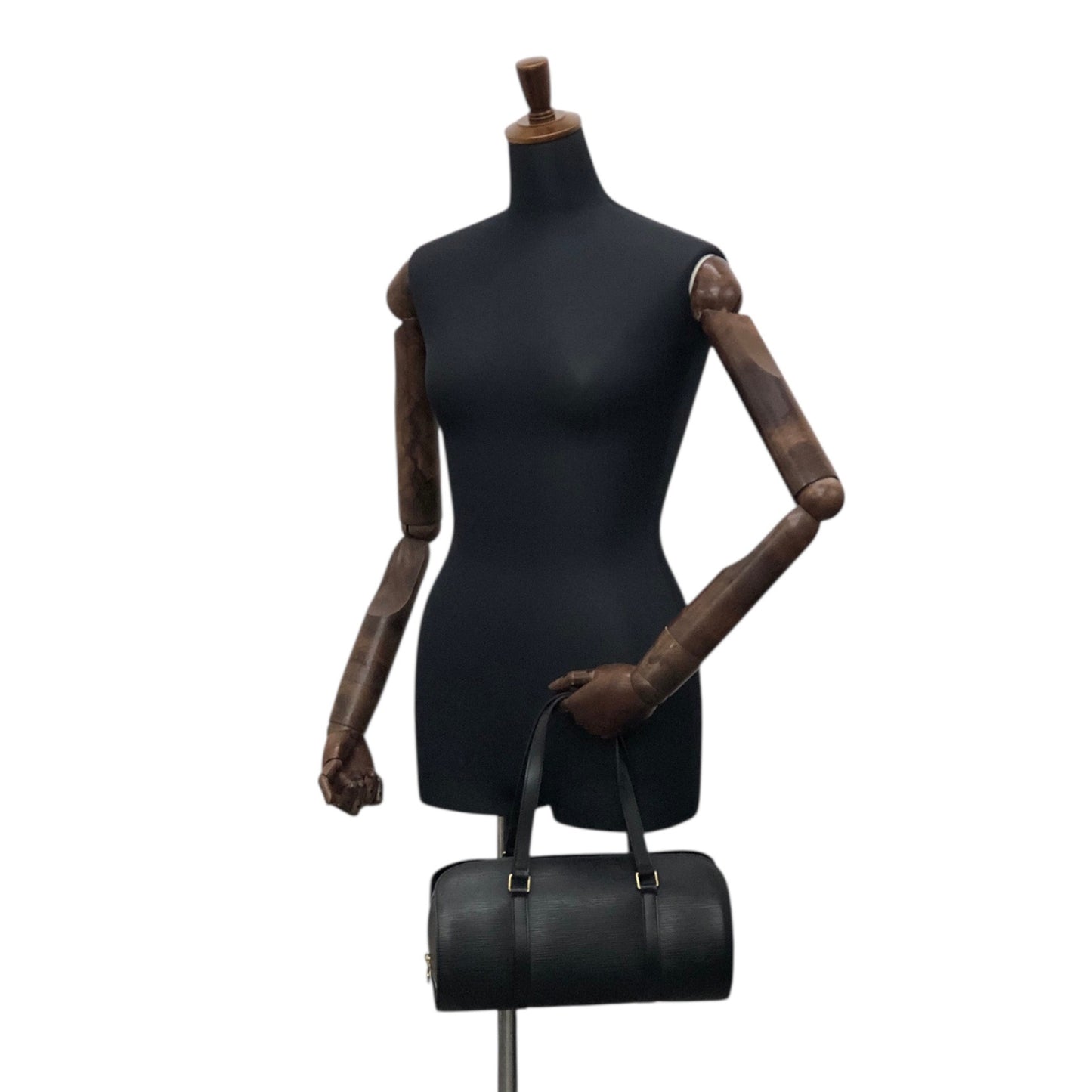 LOUIS VUITTON Epi Handbag Black Vintage 6snpey