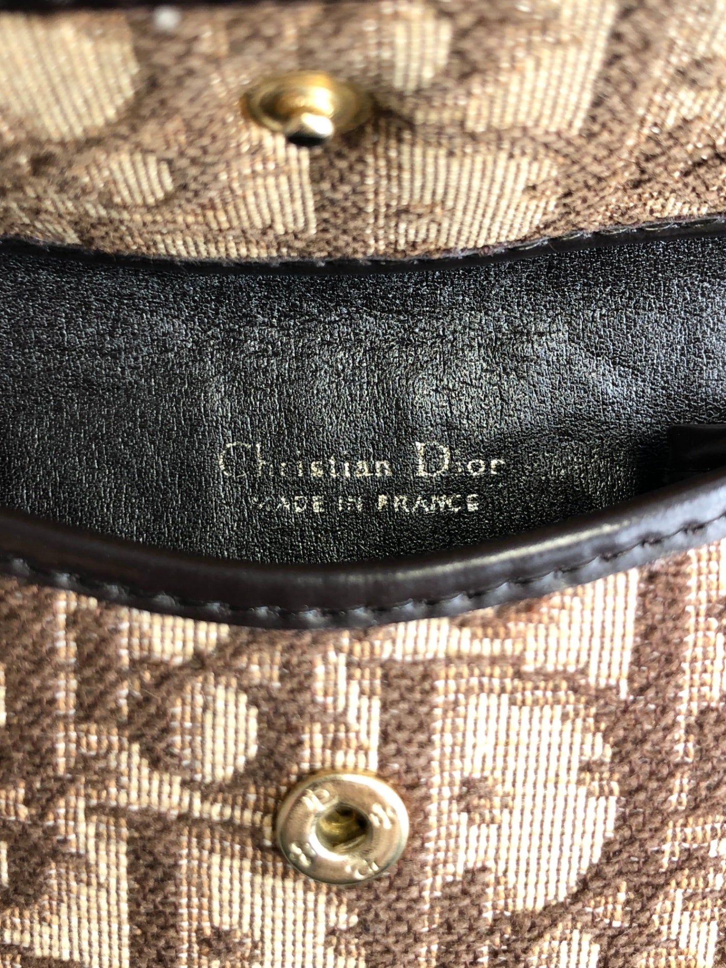 Christian Dior Trotter 零錢包 棕色 復古 7yu3h7
