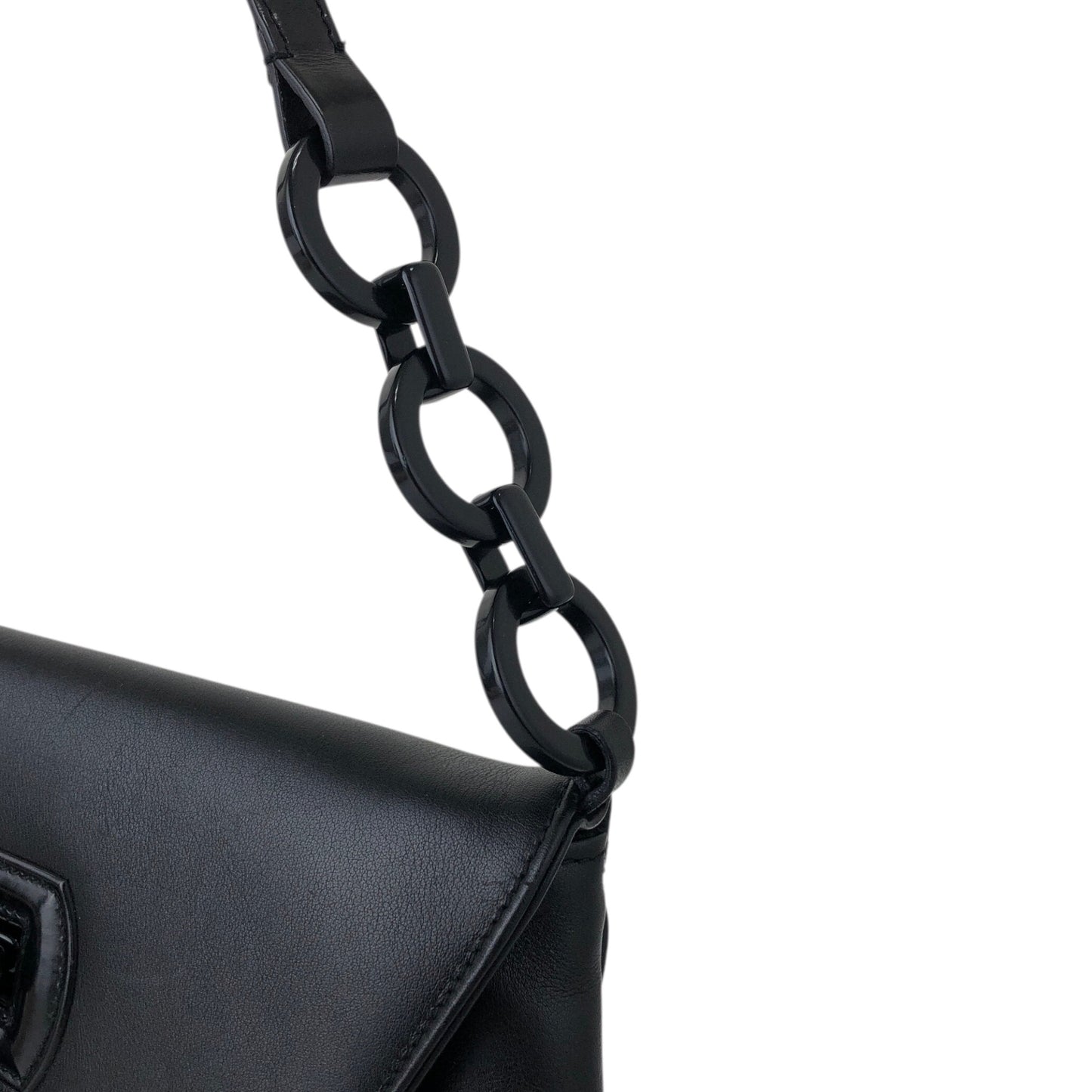 Salvatore Ferragamo Gancini 單肩包 Hobobag 黑色 復古 5vrh26