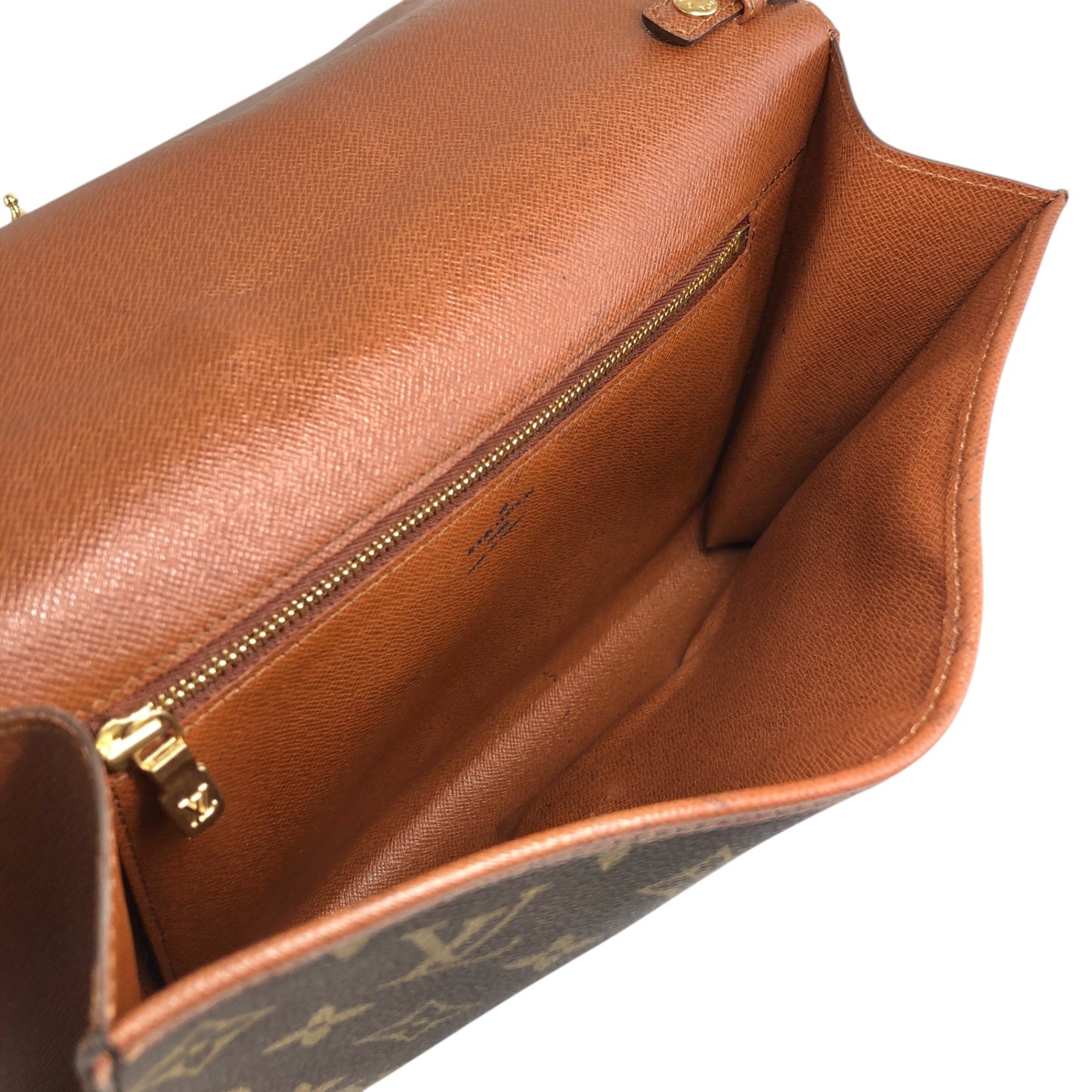LOUIS VUITTON Monogram Shoulder bag Brown M51797 Vintage djkecm