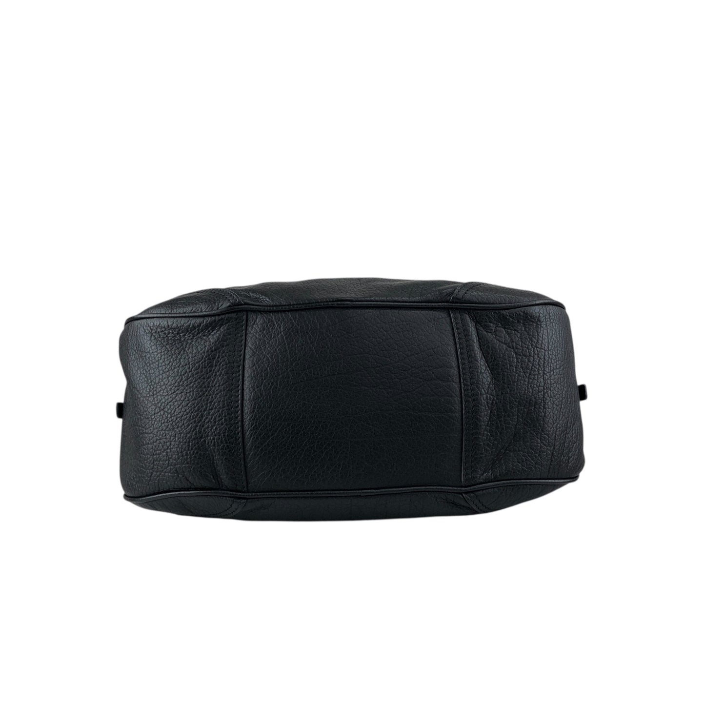 CELINE Blason Small Boston bag Handbag Black Vintage 2bg7ri