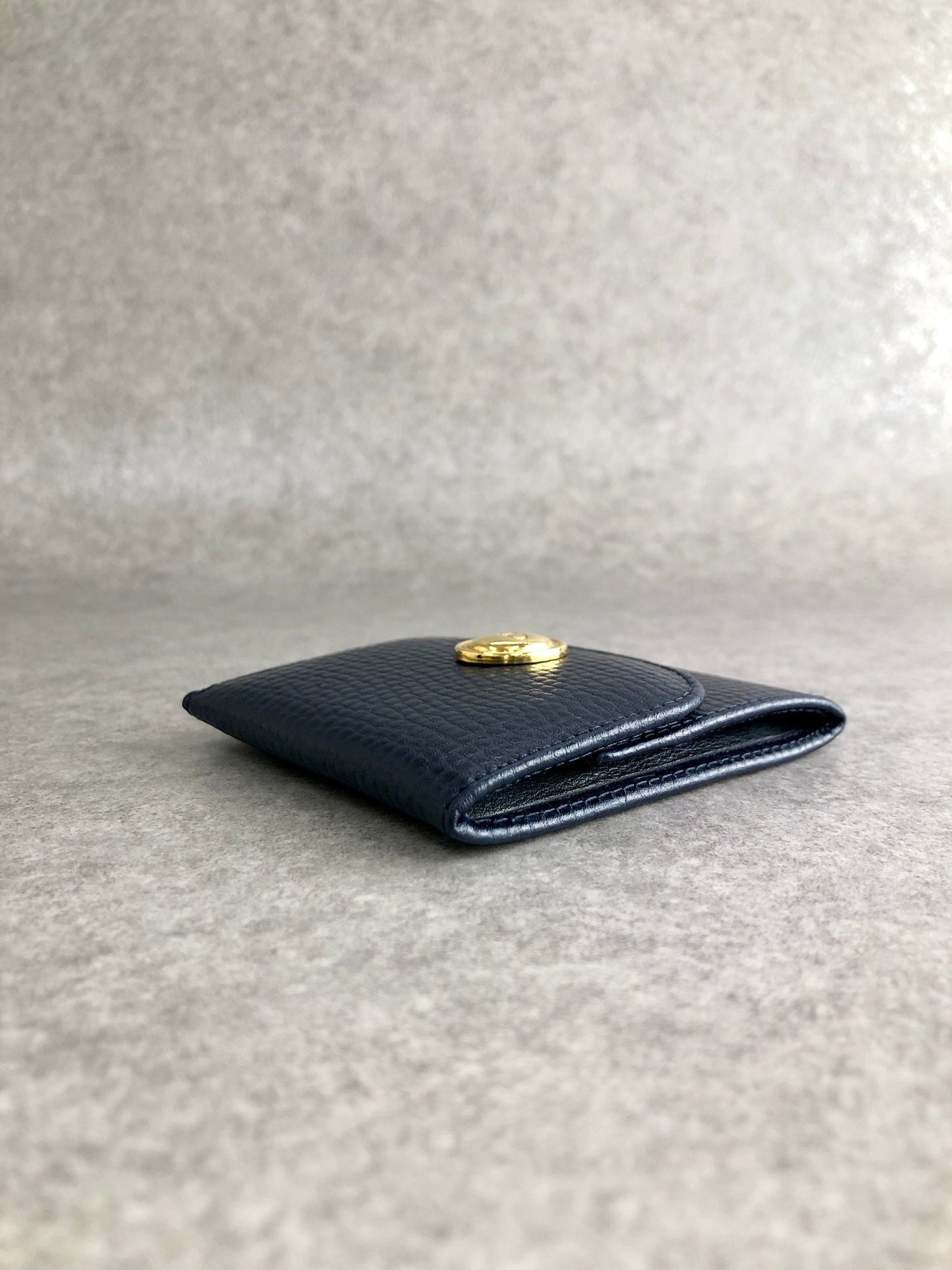 Christian Dior CD 標誌零錢包 海軍藍 復古 cai3si