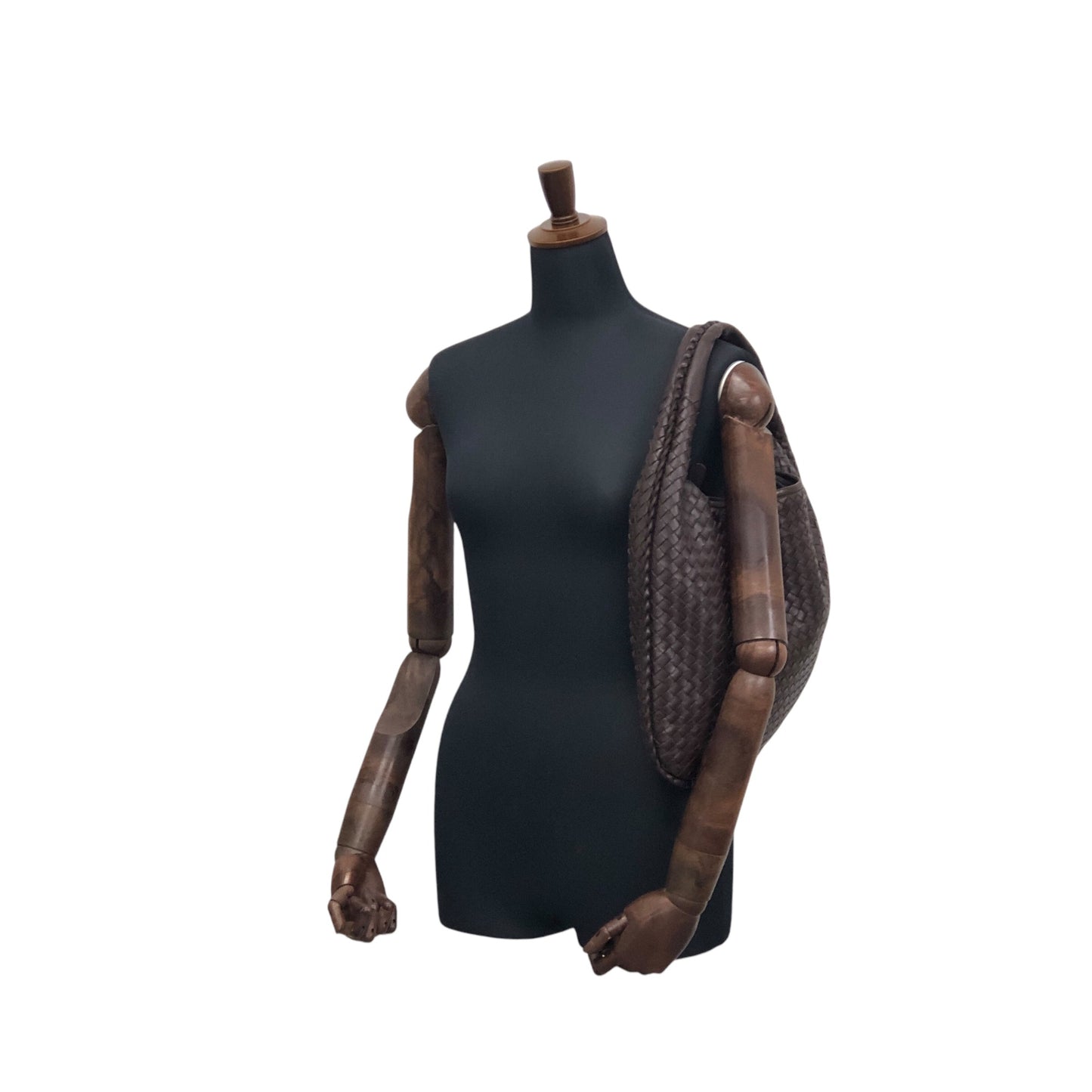 Bottega Veneta Intrecciato Shoulder bag Brown Vintage ugpenb