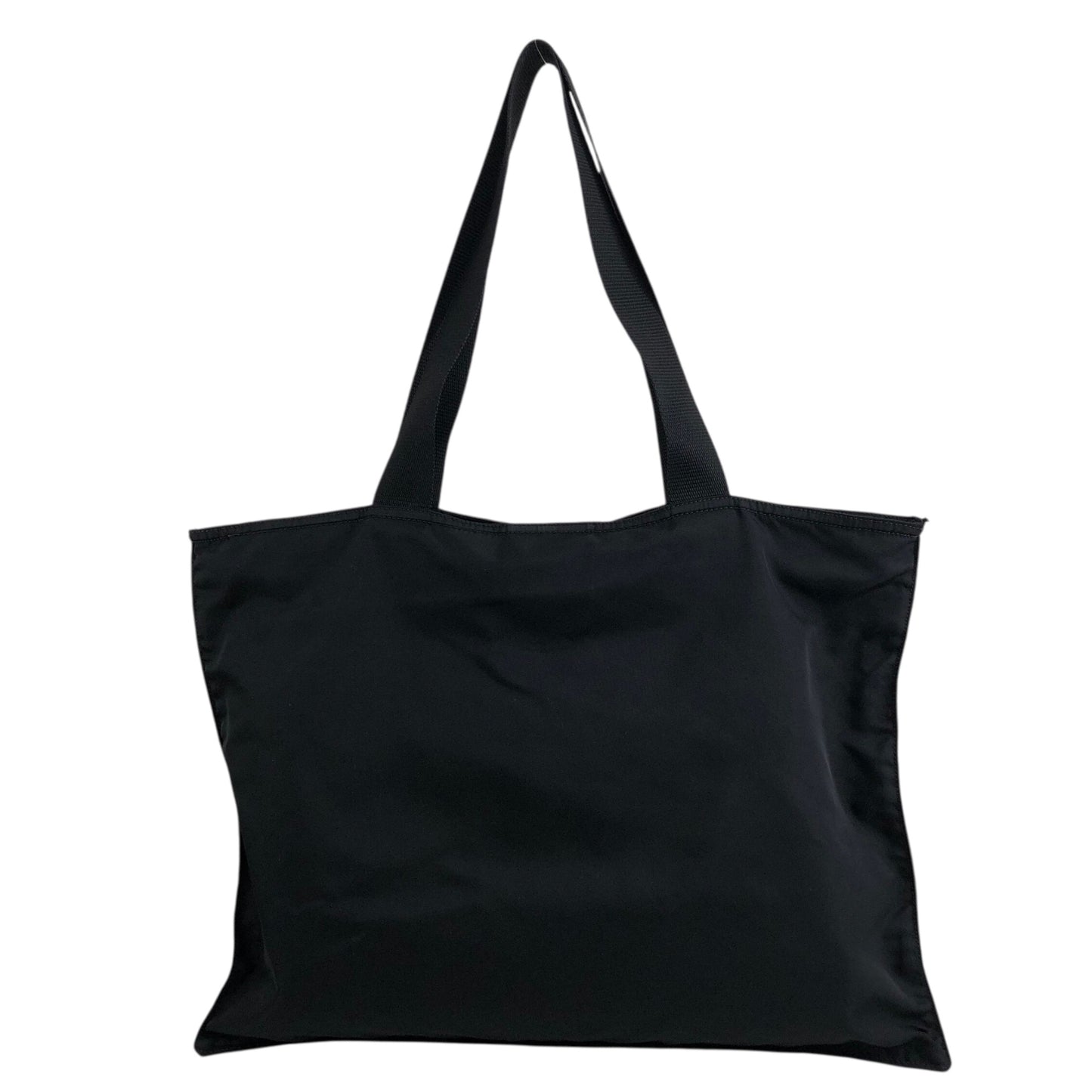PRADA Triangle Logo Totebag Black Vintage mvmh5p