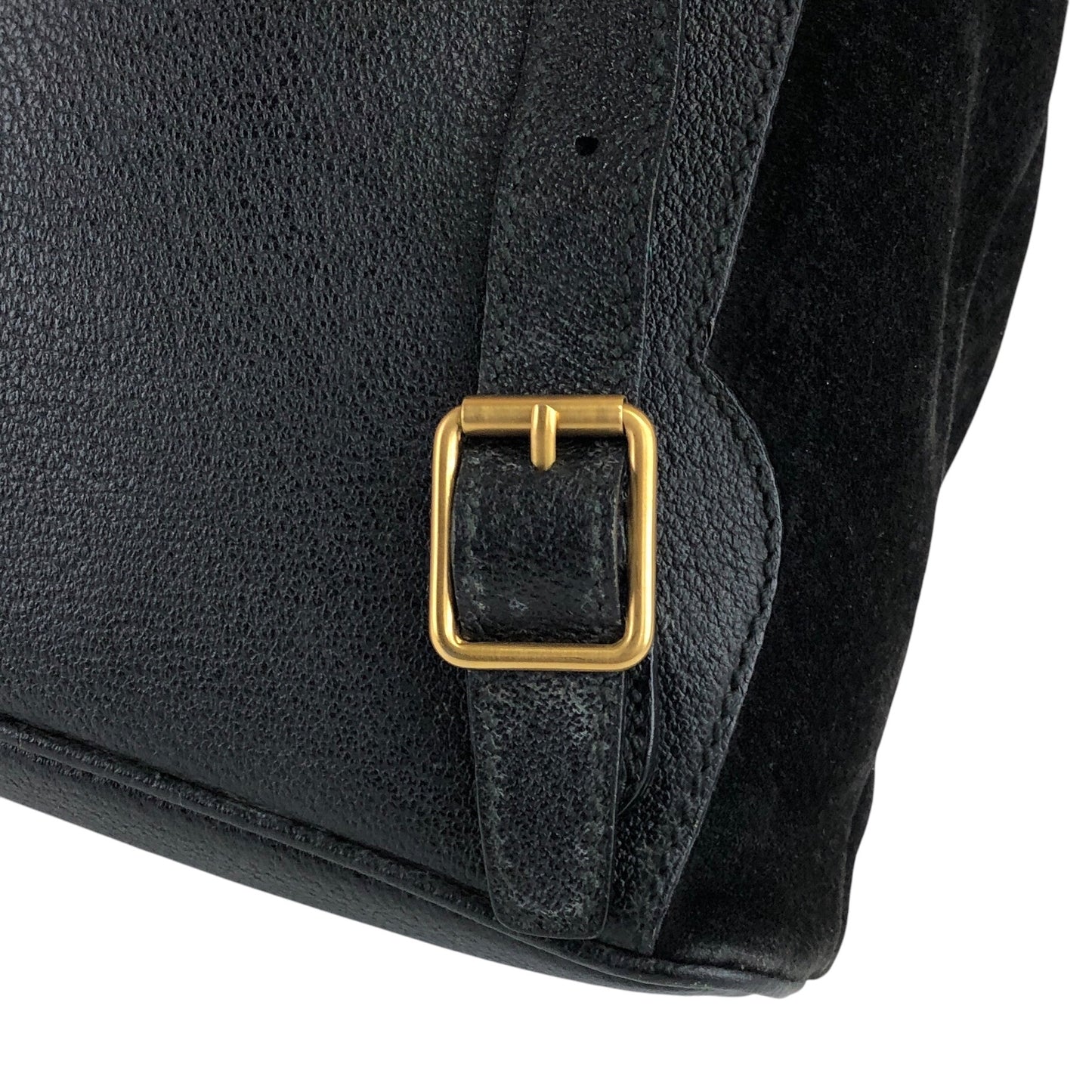 GUCCI Bamboo Backpack Black Vintage sb5ikr