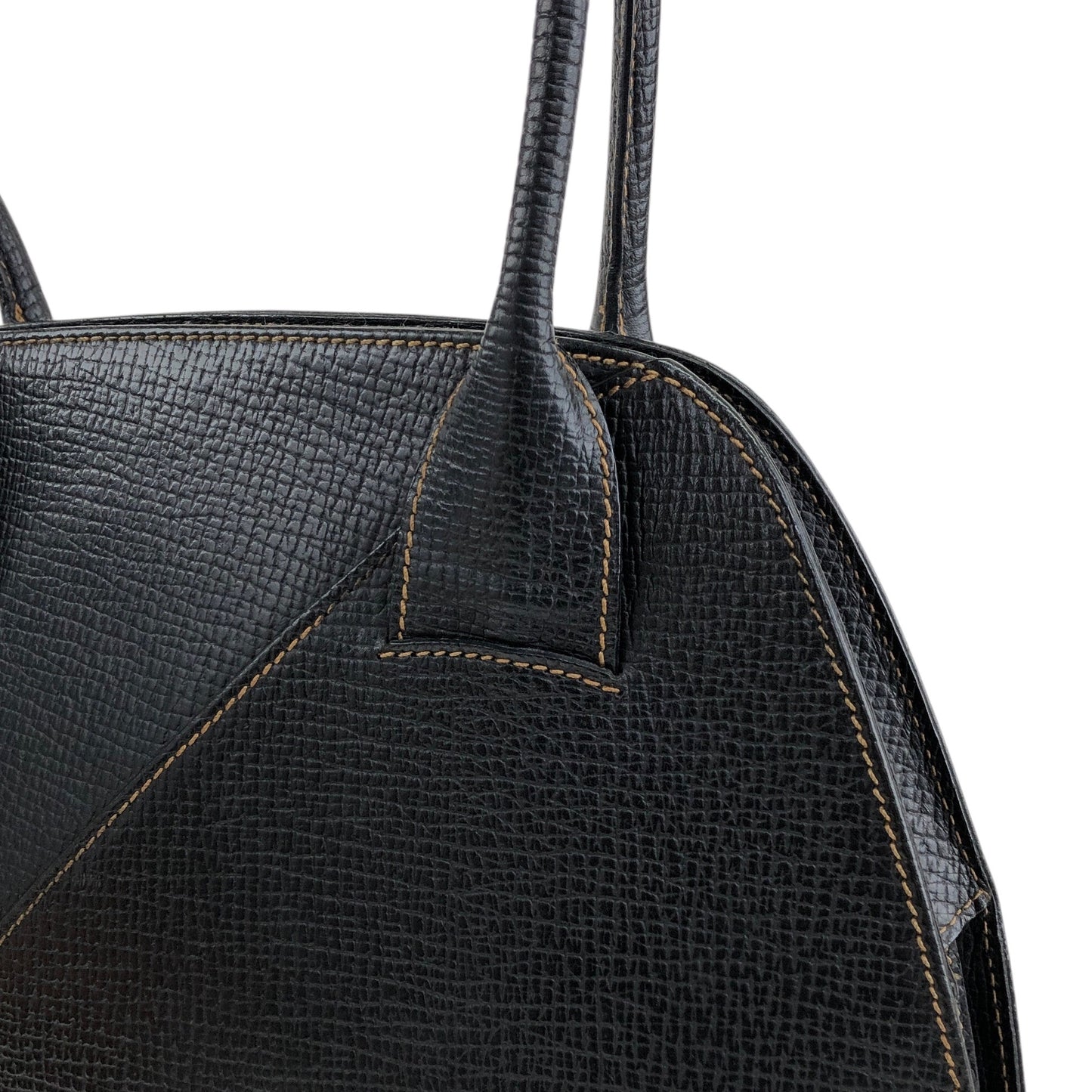 LOEWE Logo Embossed Handbag Black Vintage g64y6x
