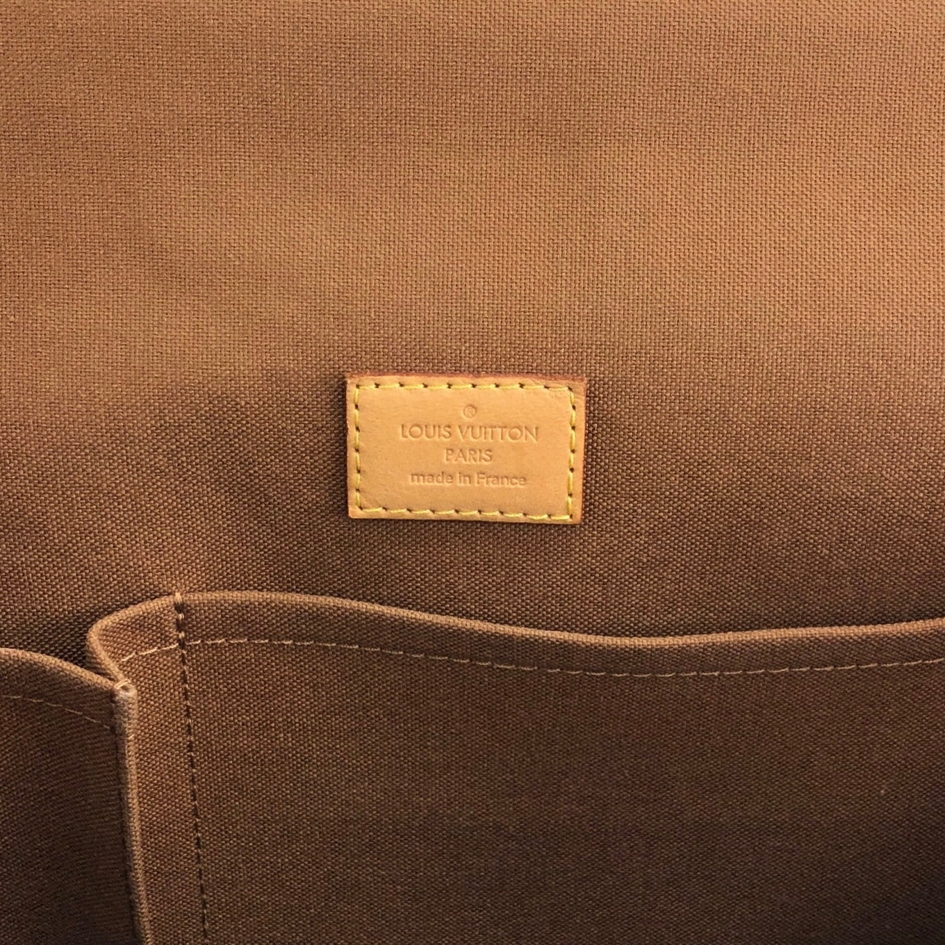 LOUIS VUITTON Monogram Shoulder bag Brown M40106 Vintage y7ndbw