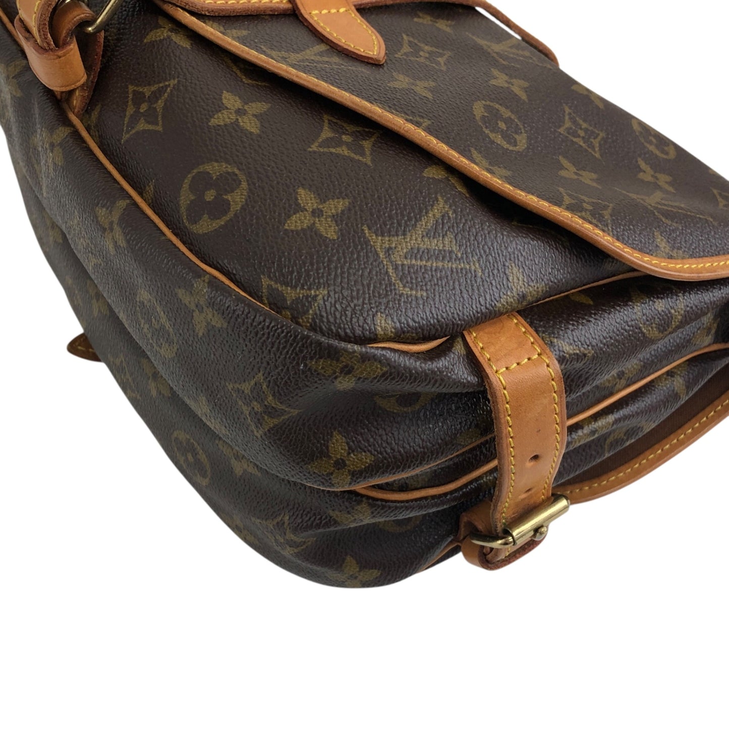 LOUIS VUITTON Monogram Shoulder bag Brown M42256 Vintage eirzhg