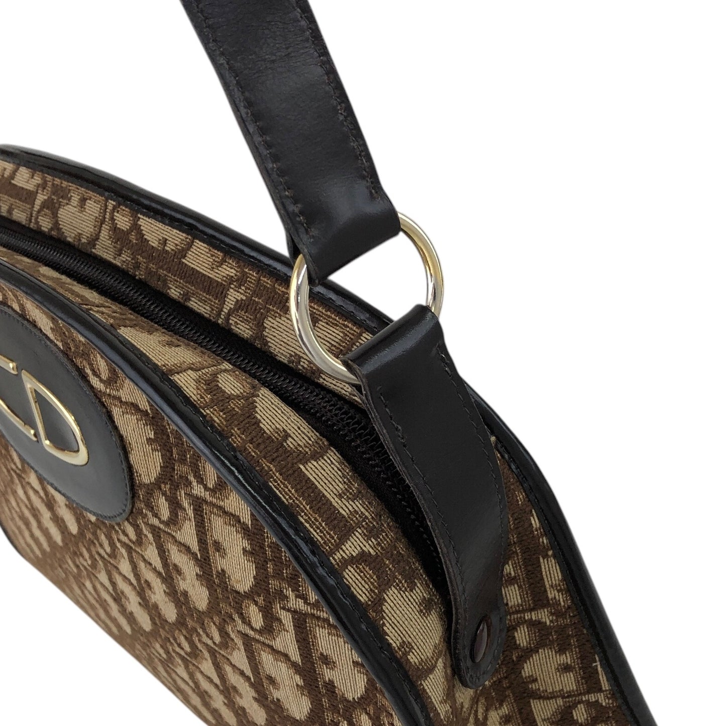 Christian Dior Trotter Shoulder bag Brown Vintage hxyich