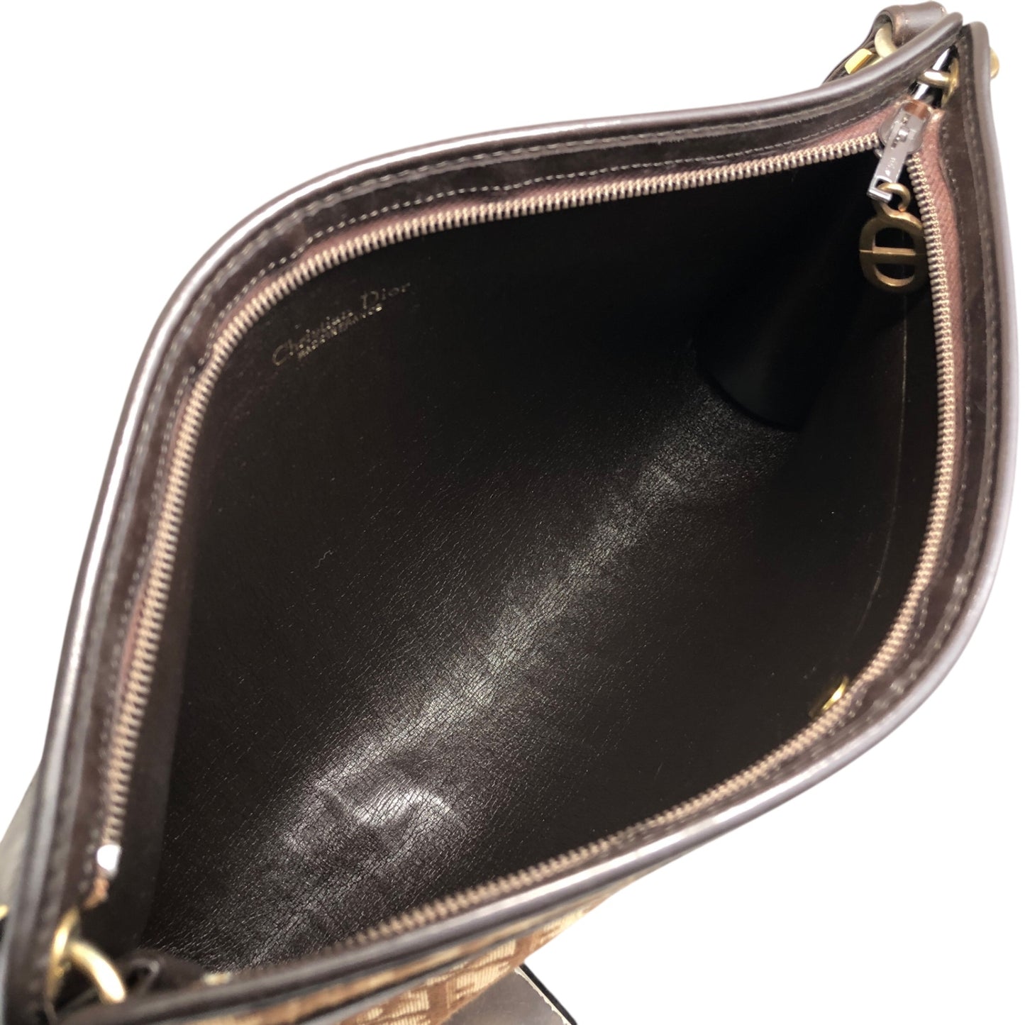 Christian Dior Trotter Shoulder bag Brown Vintage whe6e8