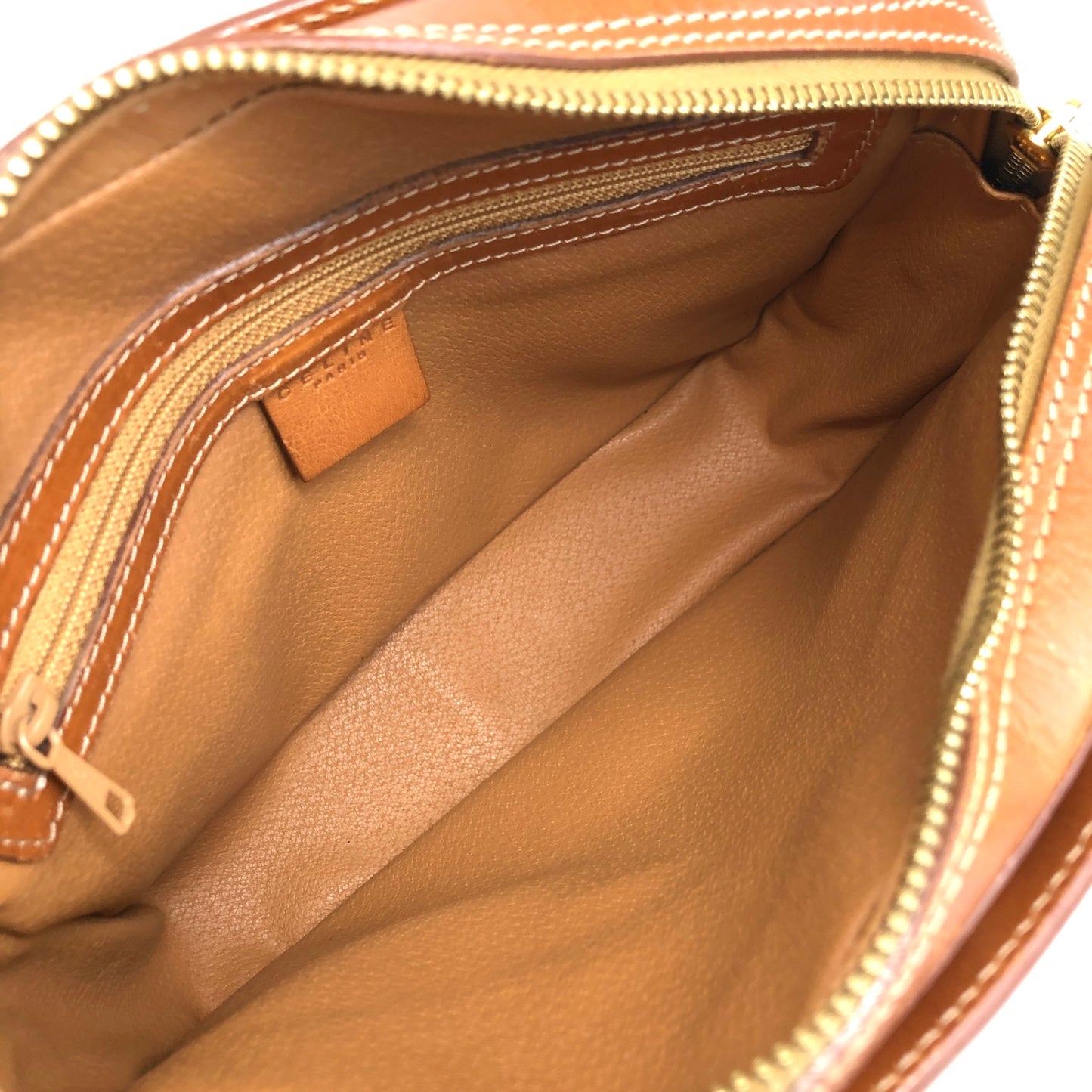 CELINE Macadam Blason Shoulder bag Brown Vintage w3e78d