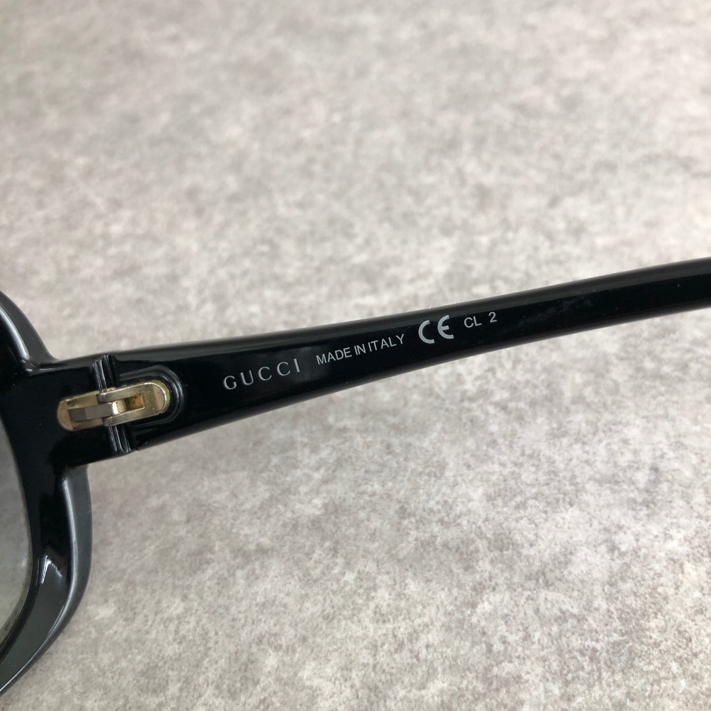 GUCCI GG 標誌太陽眼鏡黑色復古 twdebz