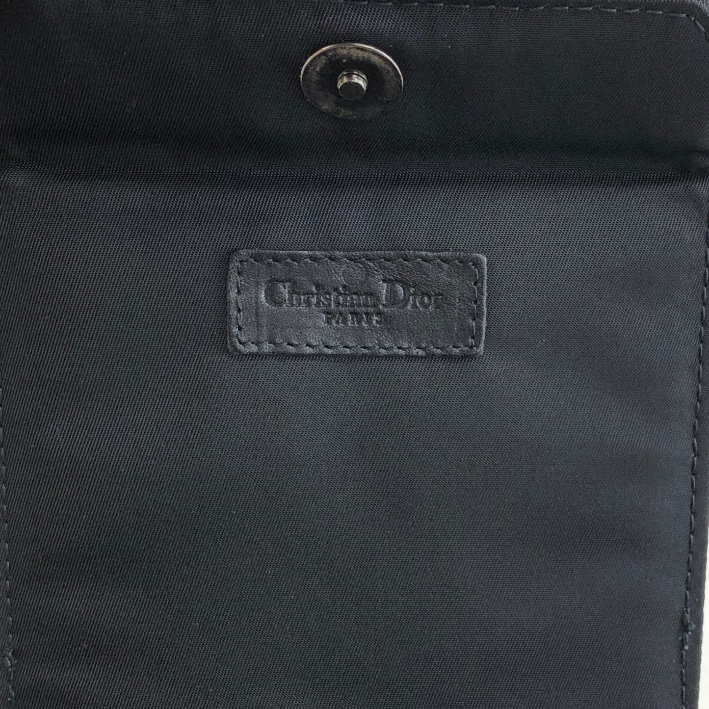 Christian Dior Street Chic Small Handbag Vanity bag Black Vintage 525v32