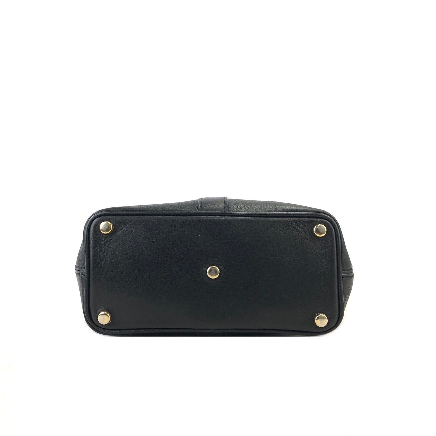 CELINE Toggle Chain Leather Crossbody Shoulder bag Black Vintage s2ztup