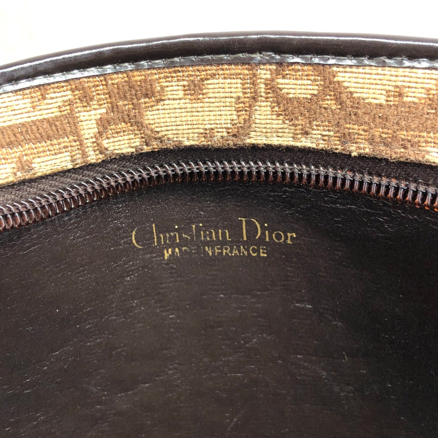 Christian Dior Trotter Shoulder bag Brown Vintage hxyich