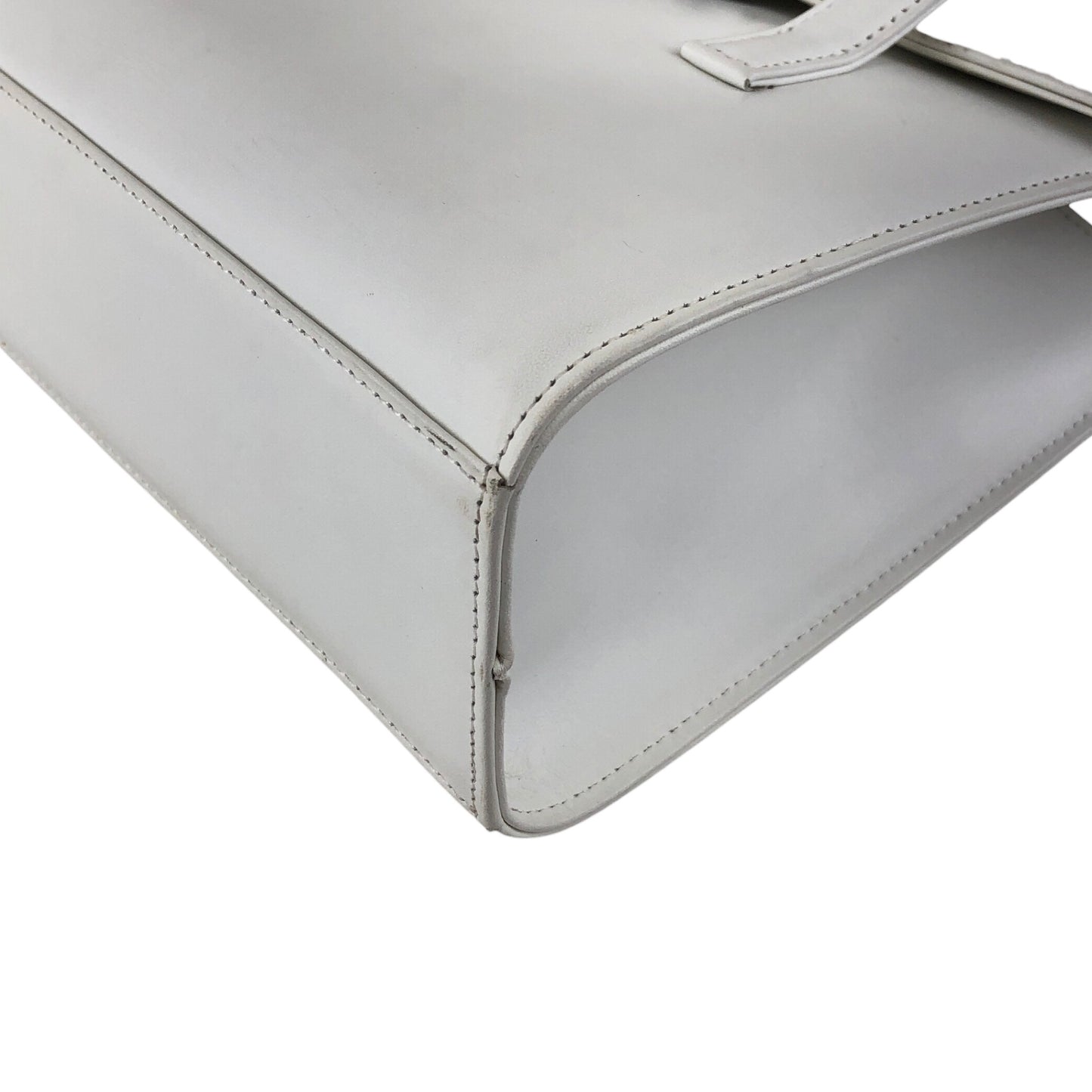 VALENTINO GARAVANI Logo Handbag White Vintage rfwnhz