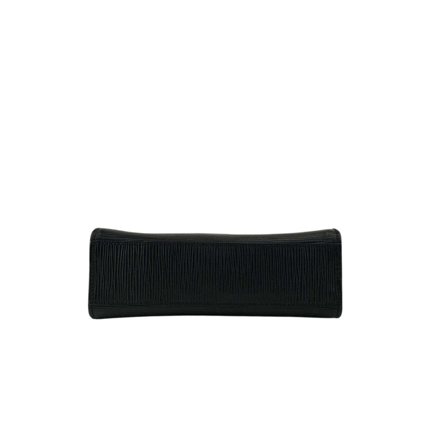FENDI Logo Embossed Shoulder bag Black Vintage asc2di