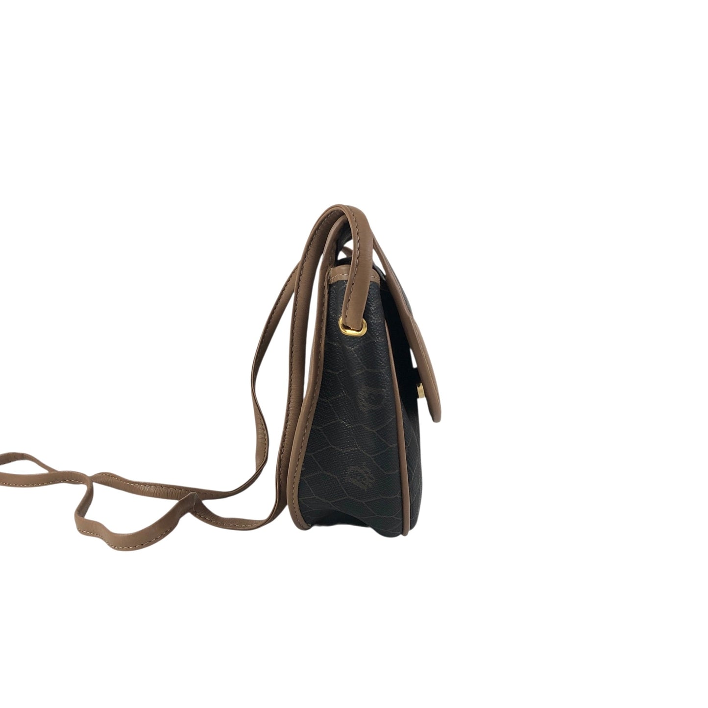 Christian Dior Honeycomb Pattern Logo Shoulder bag Black Vintage 4amtif