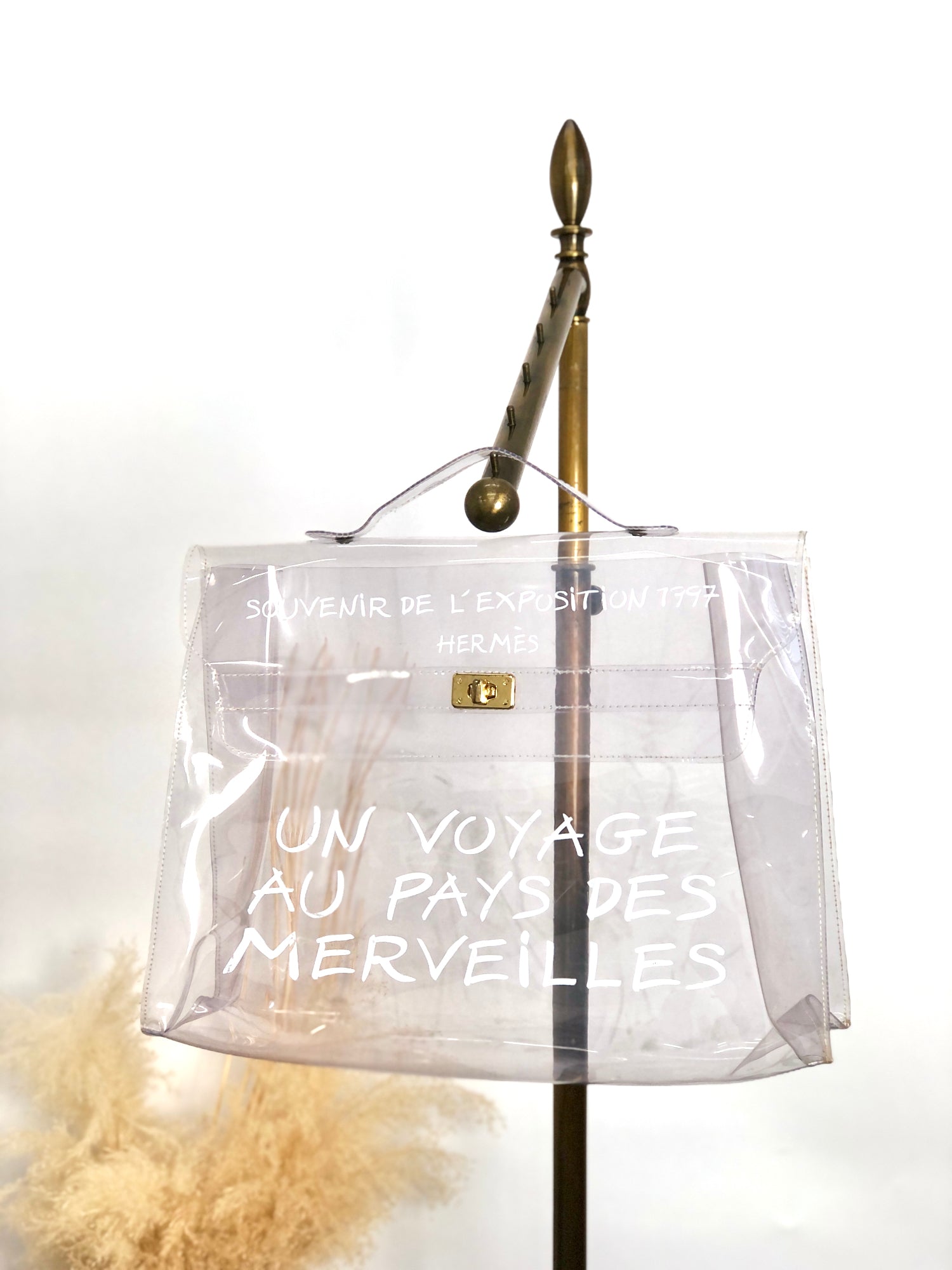 HERMÈS 透明バッグ HERMES Handbag Clear Vintage 3a5dab – VintageShop solo
