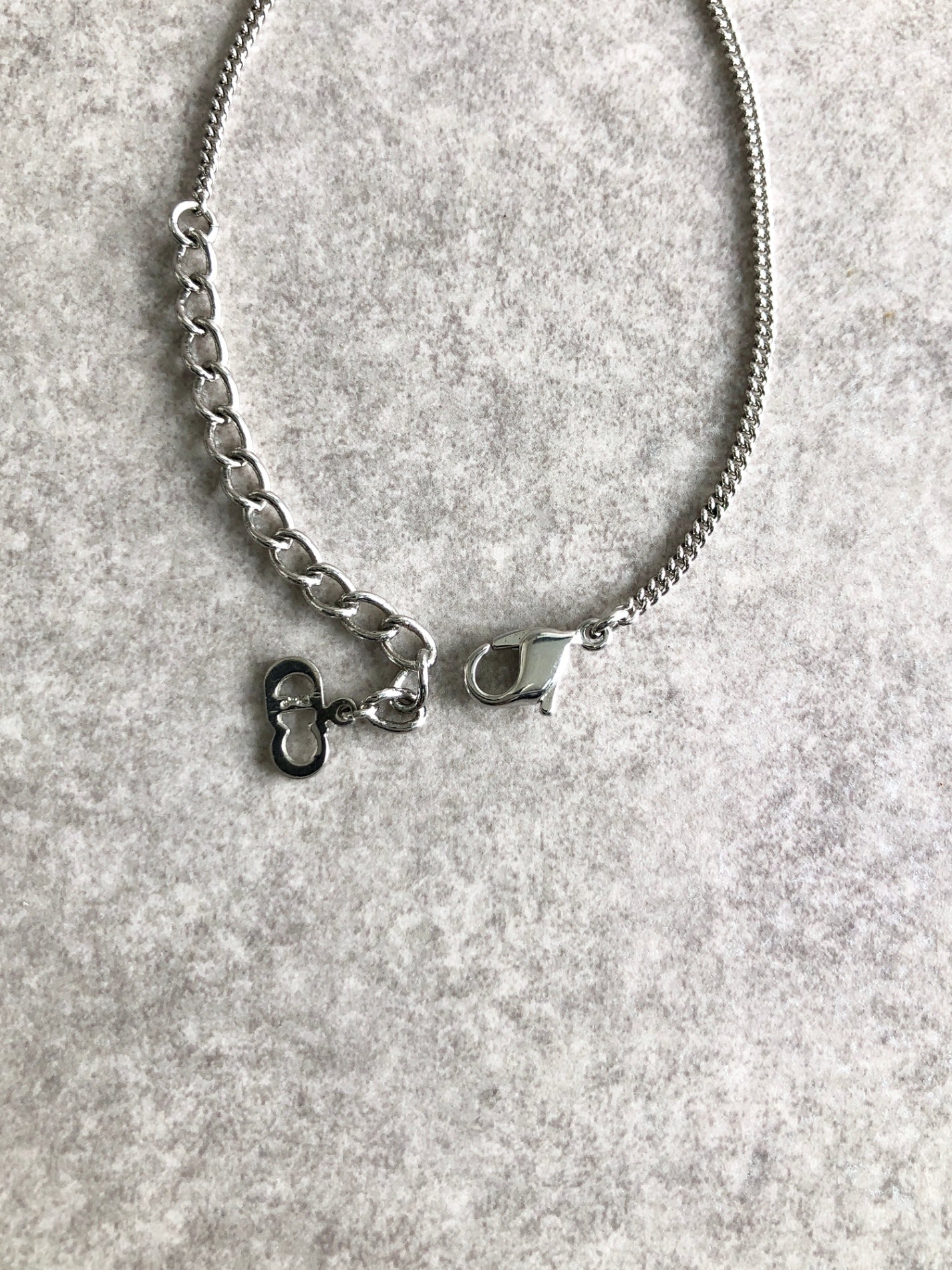 Christian Dior Logo Motif Bracelet Silver Vintage 8fv4hs