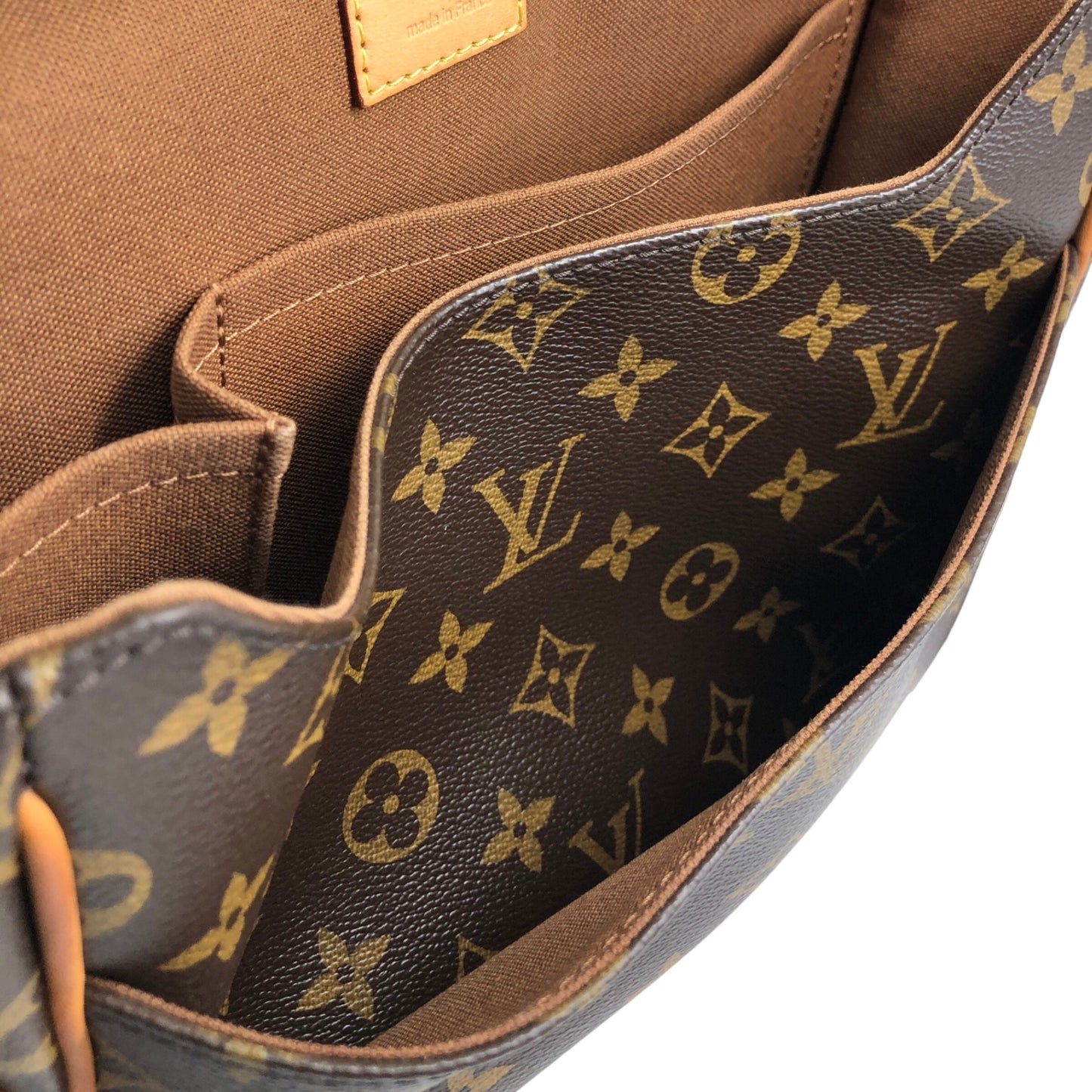 LOUIS VUITTON Monogram Shoulder bag Brown M40106 Vintage y7ndbw