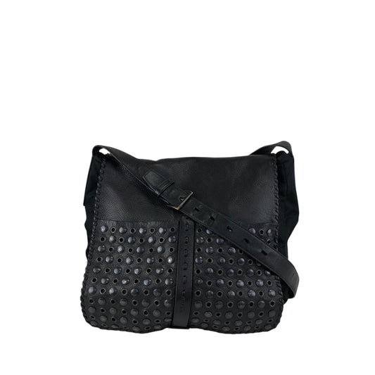PRADA Triangle Logo Shoulder bag Black Vintage g37esw