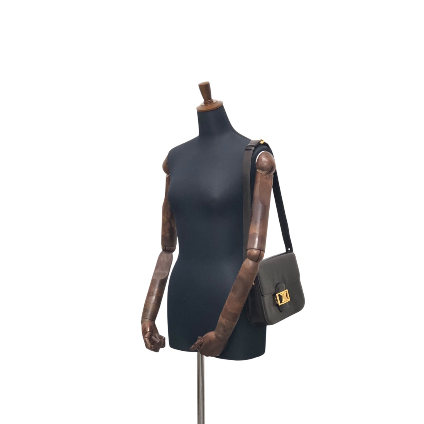 CELINE Triomphe Shoulder bag Brown Vintage xeaff4