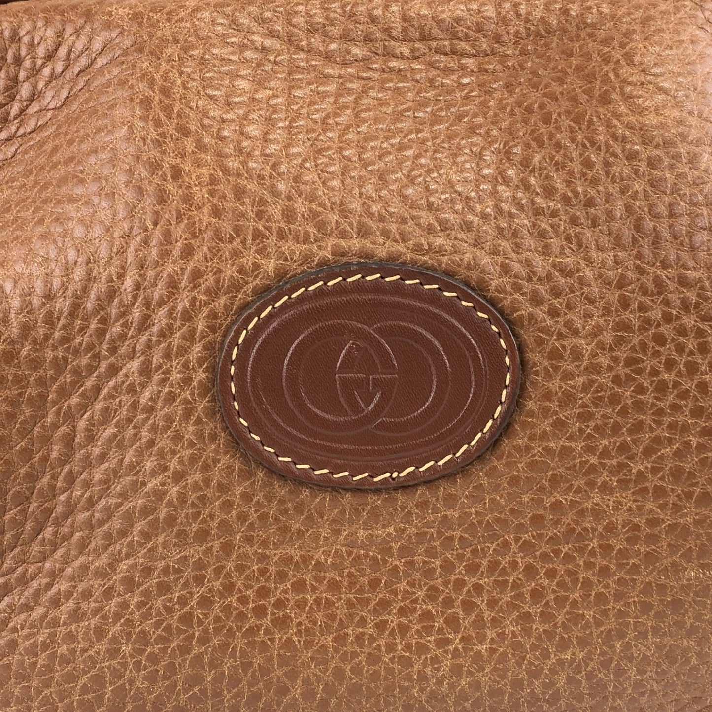 GUCCI Logo Small Shoulder bag Brown Vintage 6j6h7h