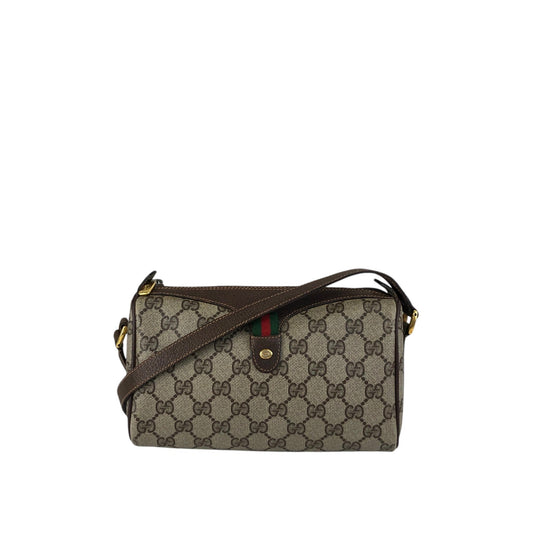 GUCCI Sherry Line Shoulder bag Beige Vintage 7bz4rt