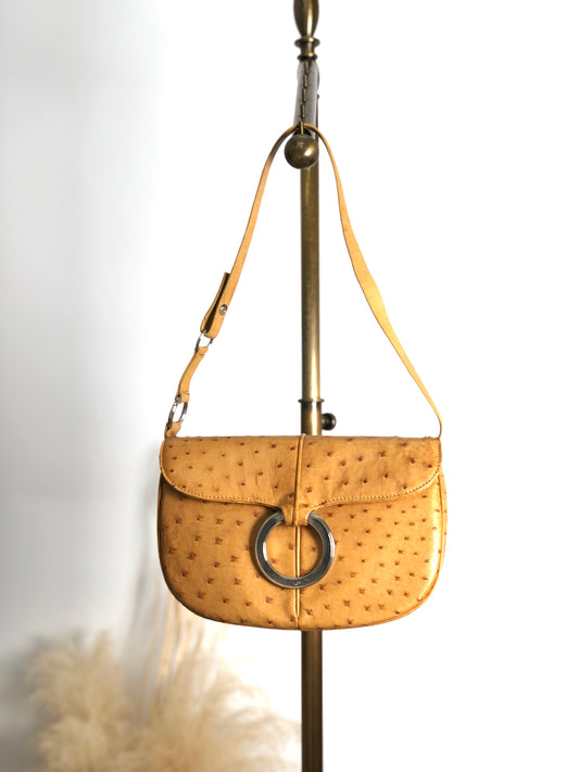 LOEWE Logo Shoulder bag Beige Vintage 2bjbin