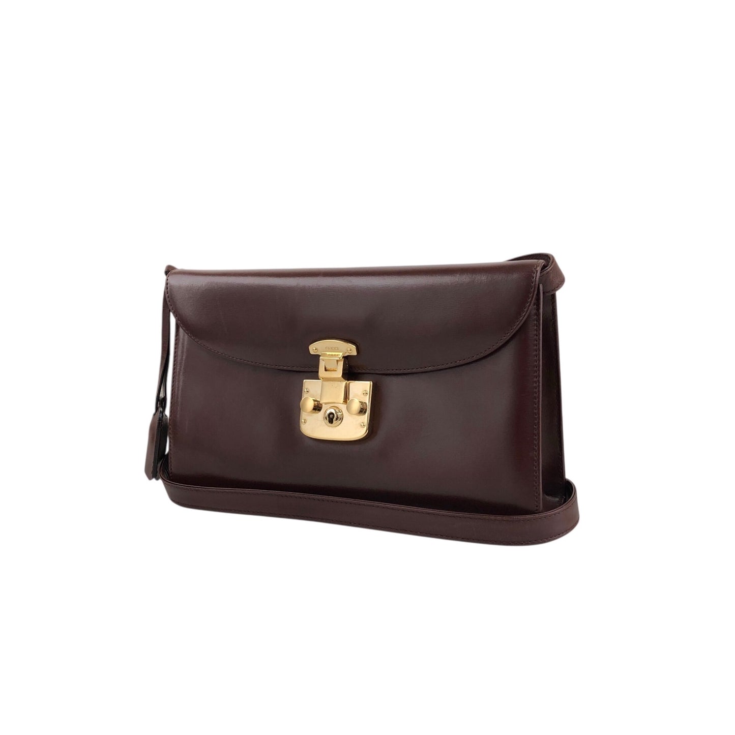 GUCCI Shoulder bag Brown Vintage imbphx