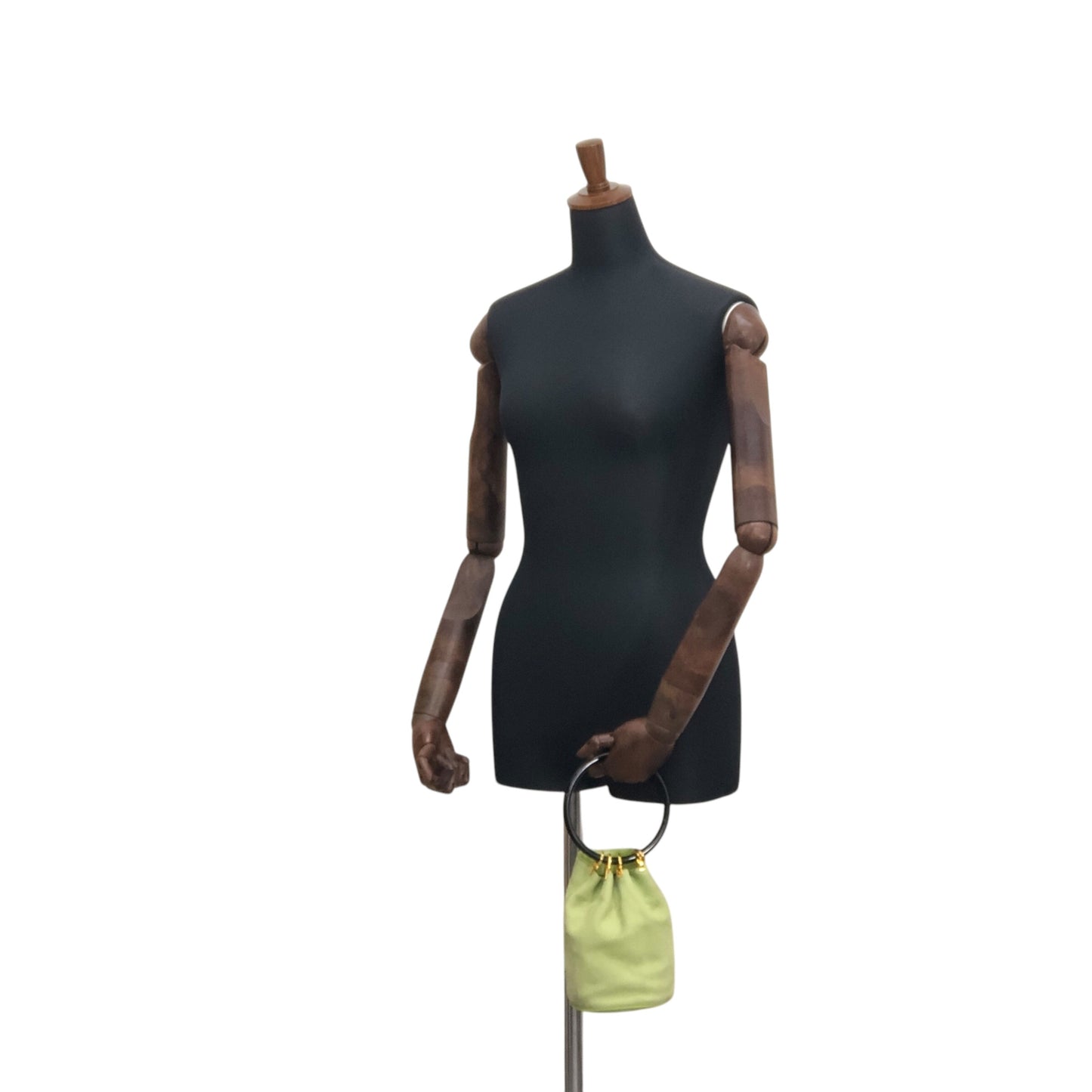 Salvatore Ferragamo Gancini Small Handbag Green Vintage irv6sz
